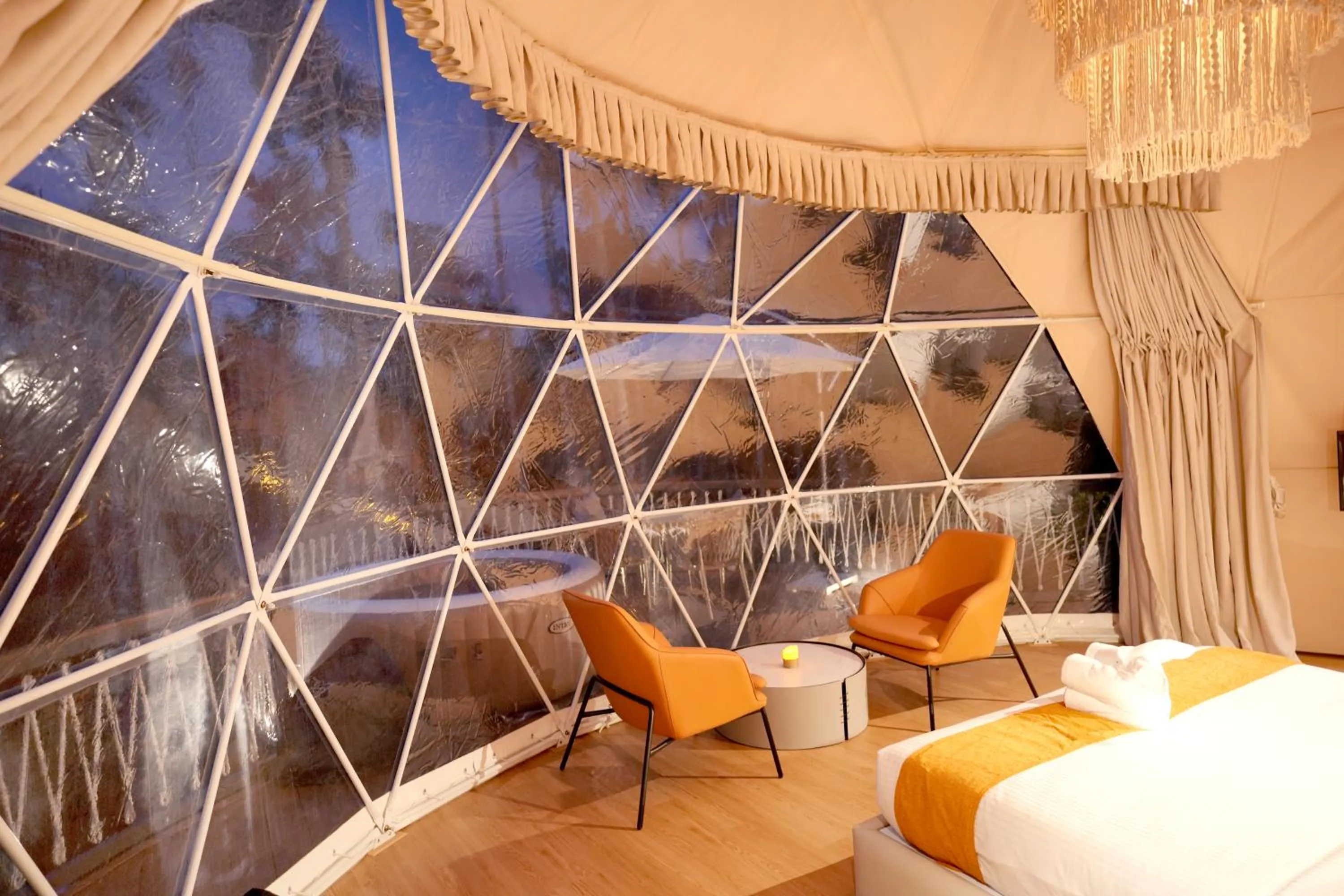 Living room in Le Villagio Resort & Domes