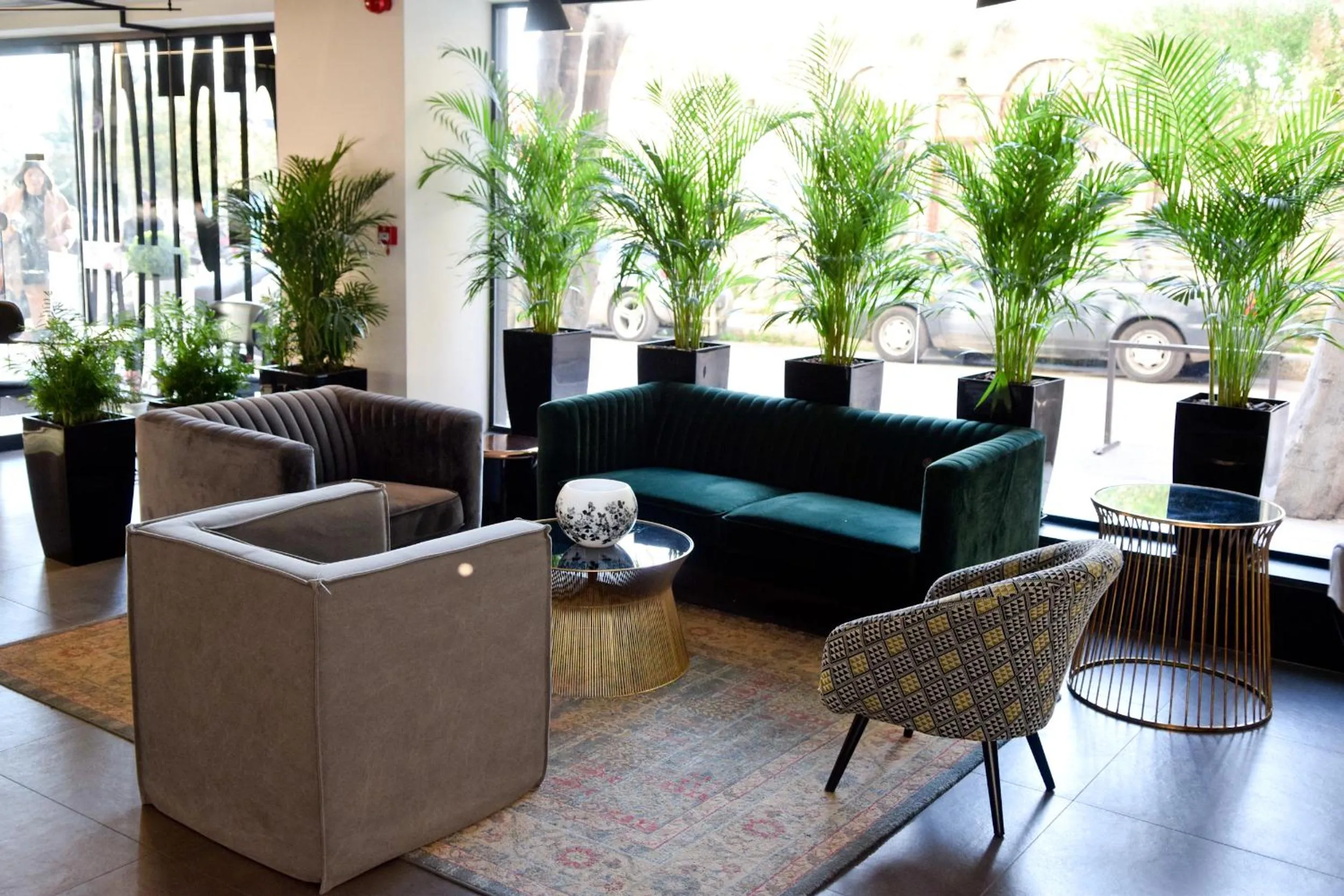 Seating area in Adonis City Hotel