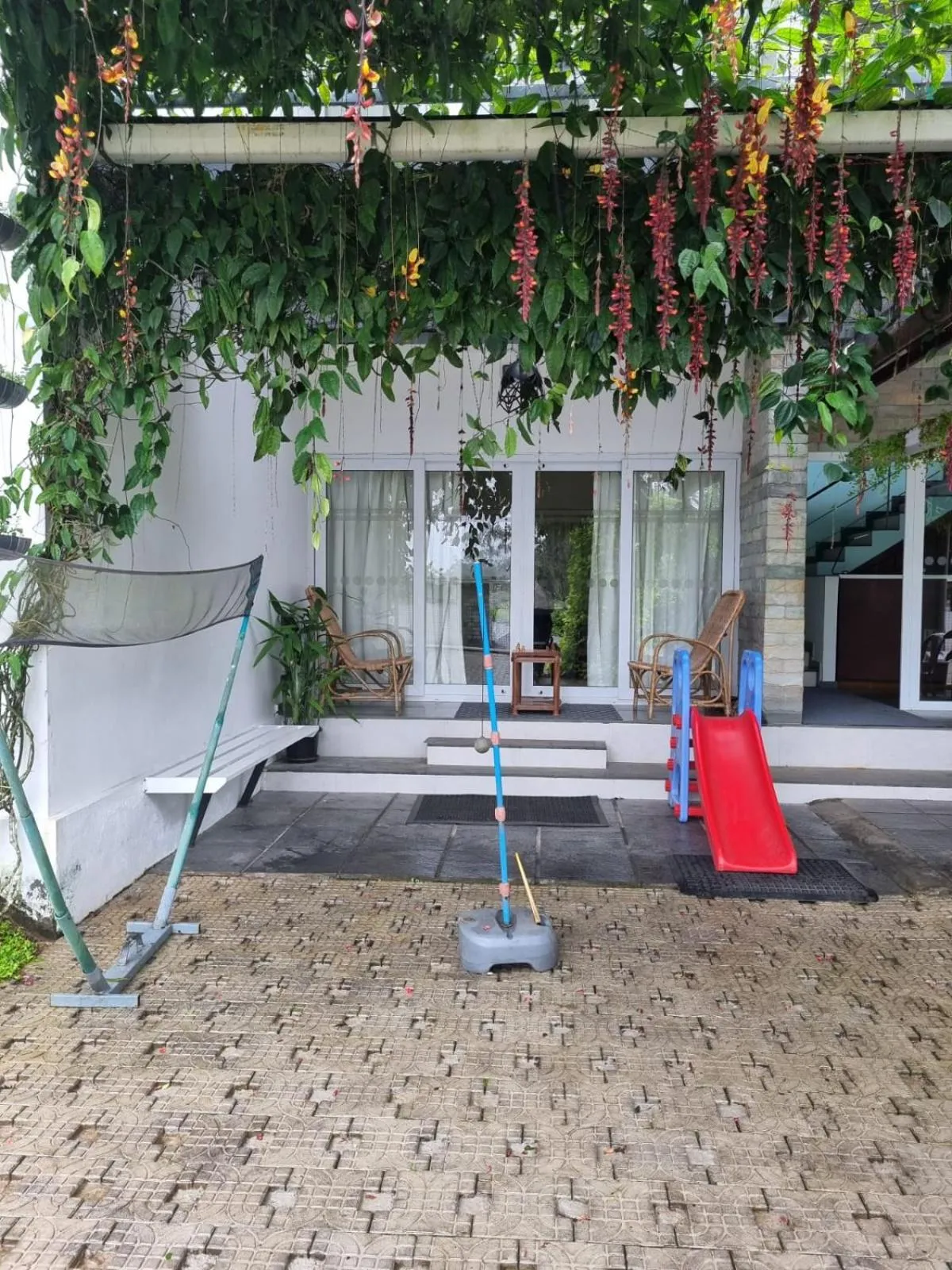 Children play ground in Crayons Guest House Munnar