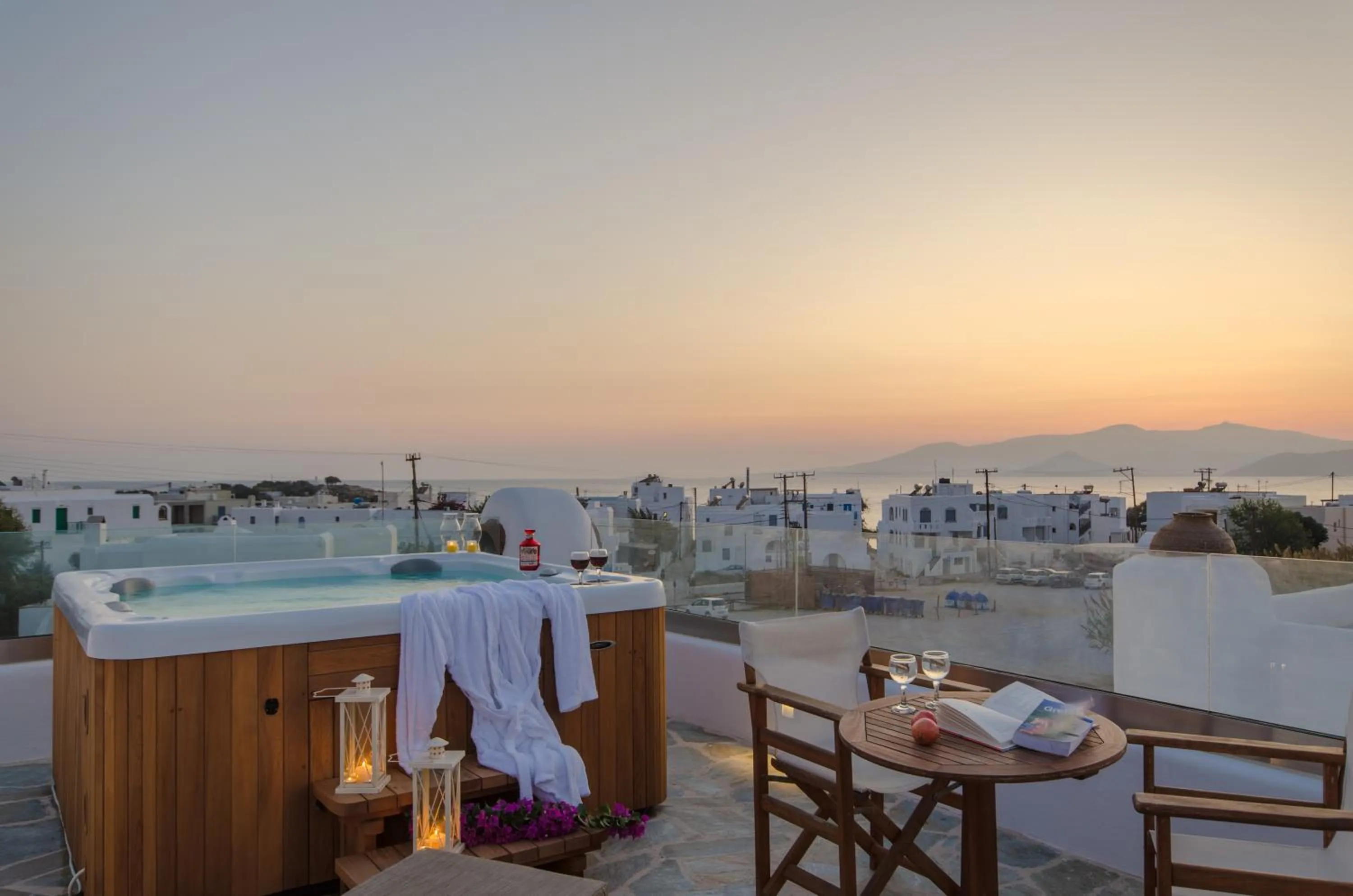 City view in Naxian Queen Luxury Villas & Suites