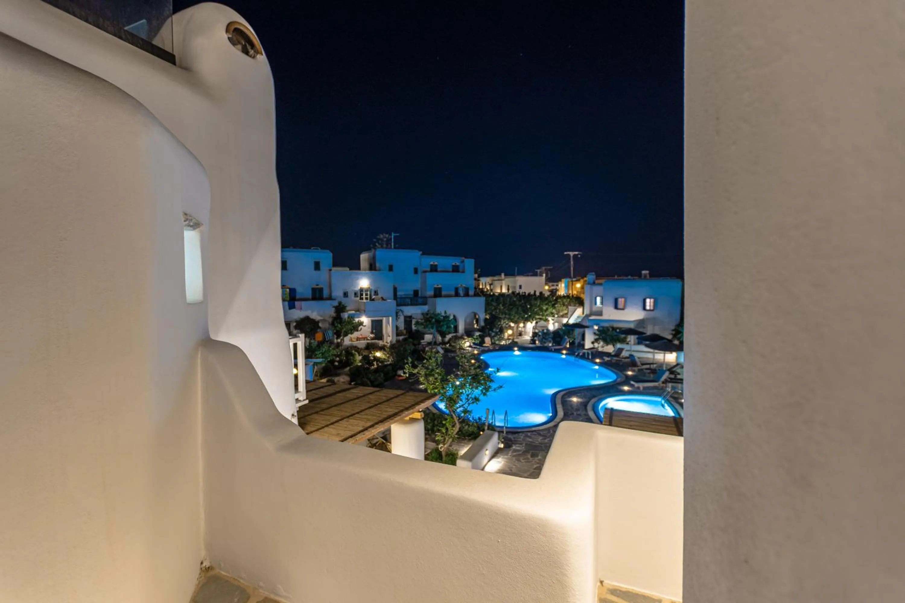 Pool view in Naxian Queen Luxury Villas & Suites