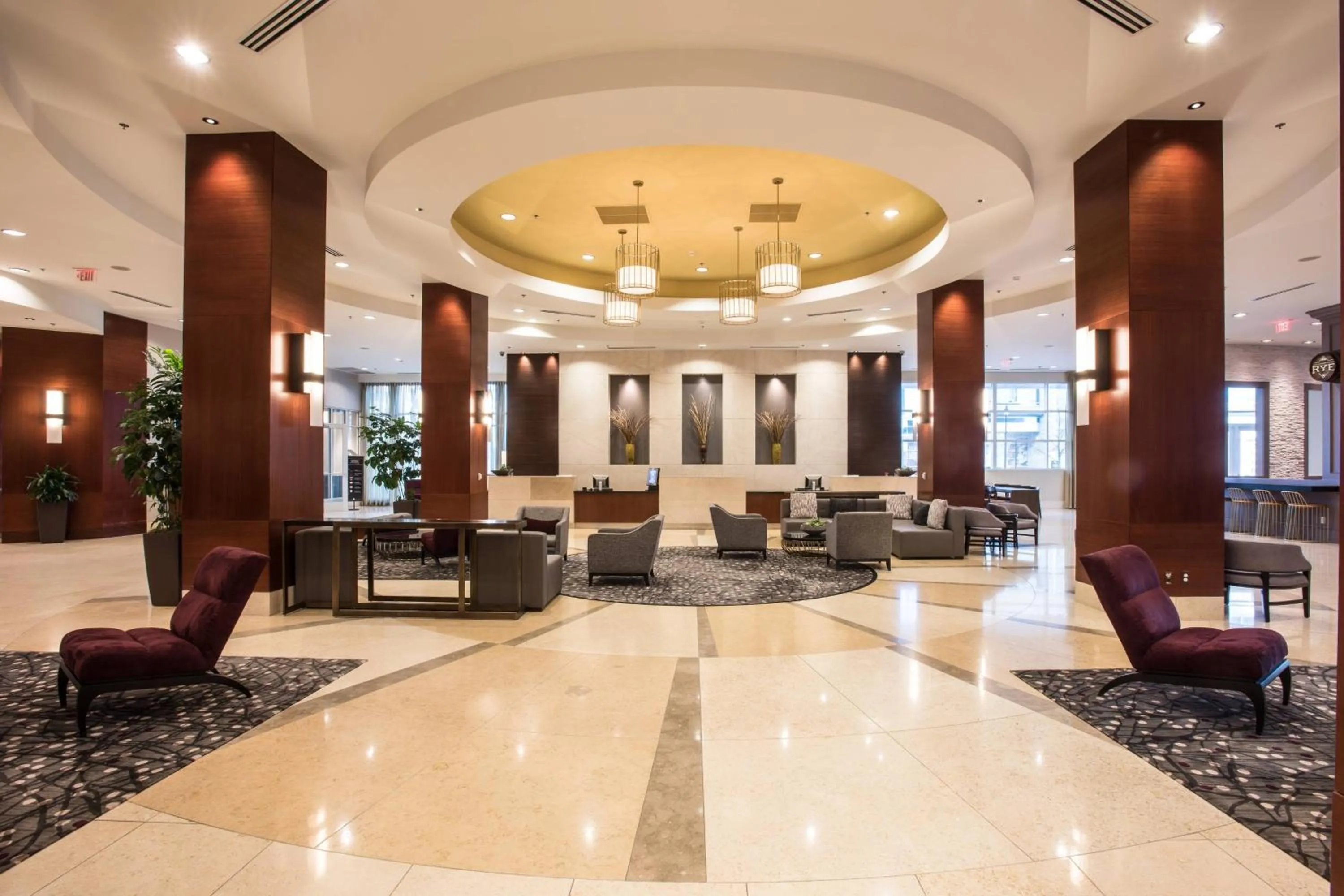 Lobby or reception in Raleigh Marriott City Center