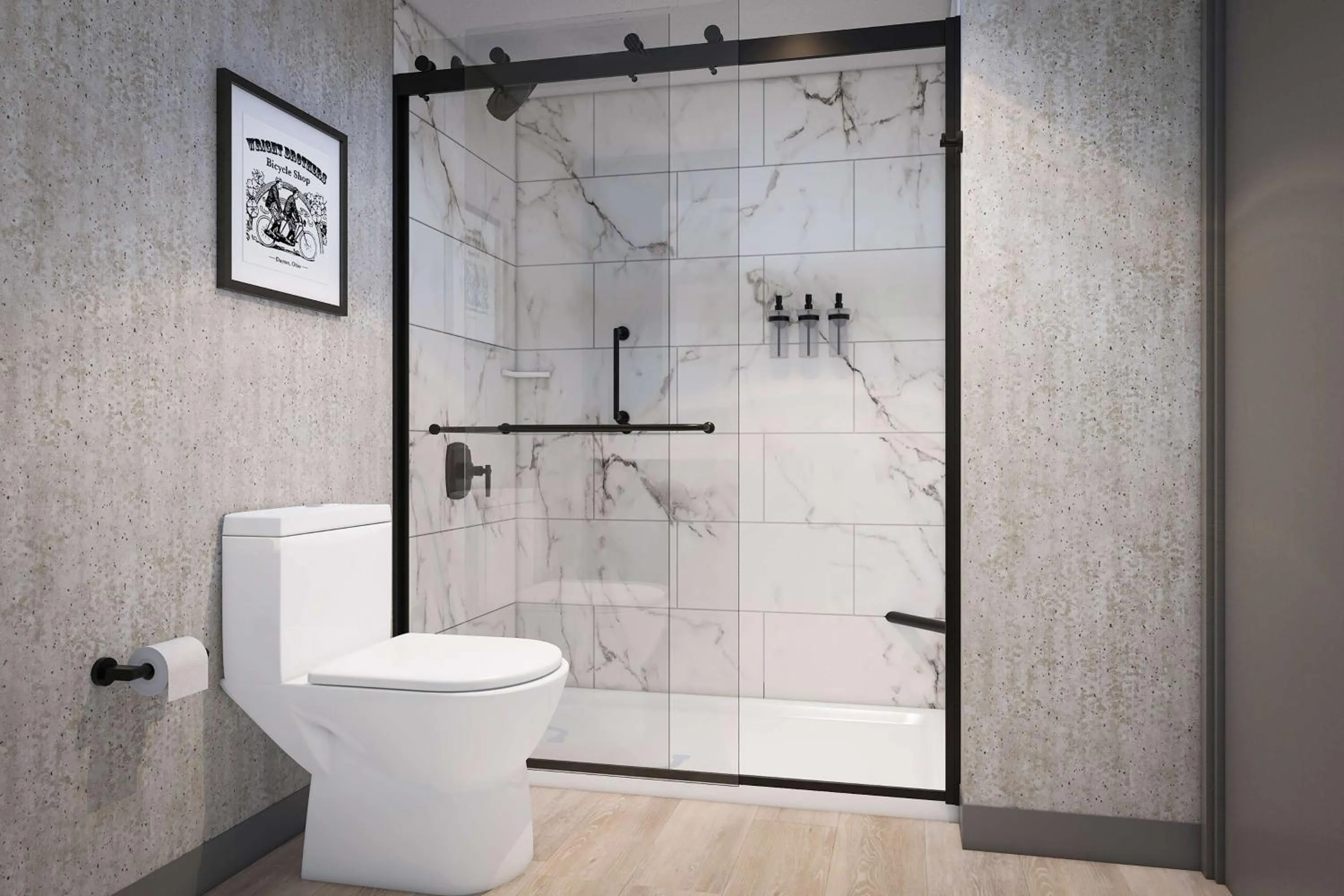 Bathroom in DoubleTree by Hilton Dayton Fairborn