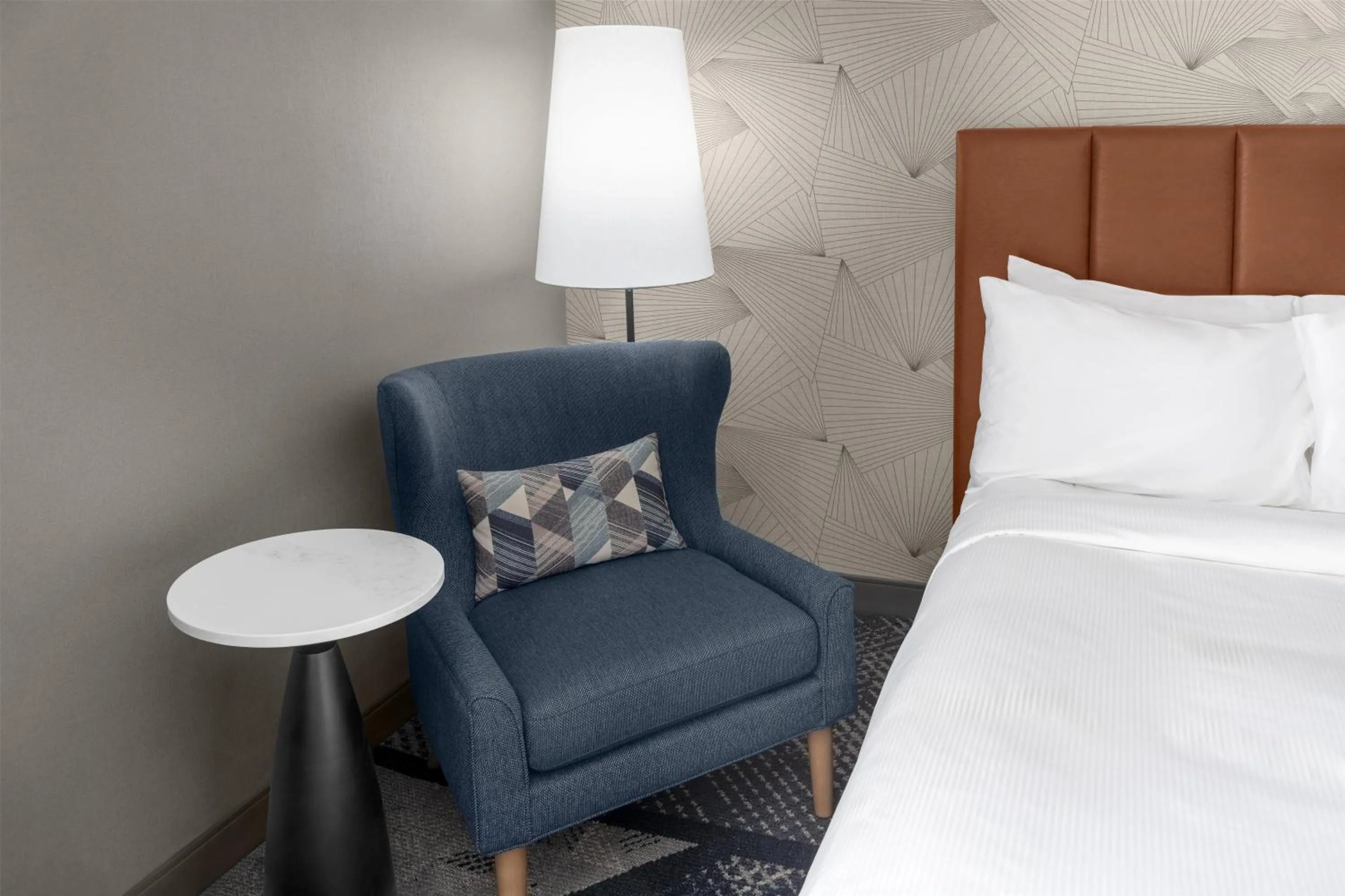 Bed in DoubleTree by Hilton Dayton Fairborn