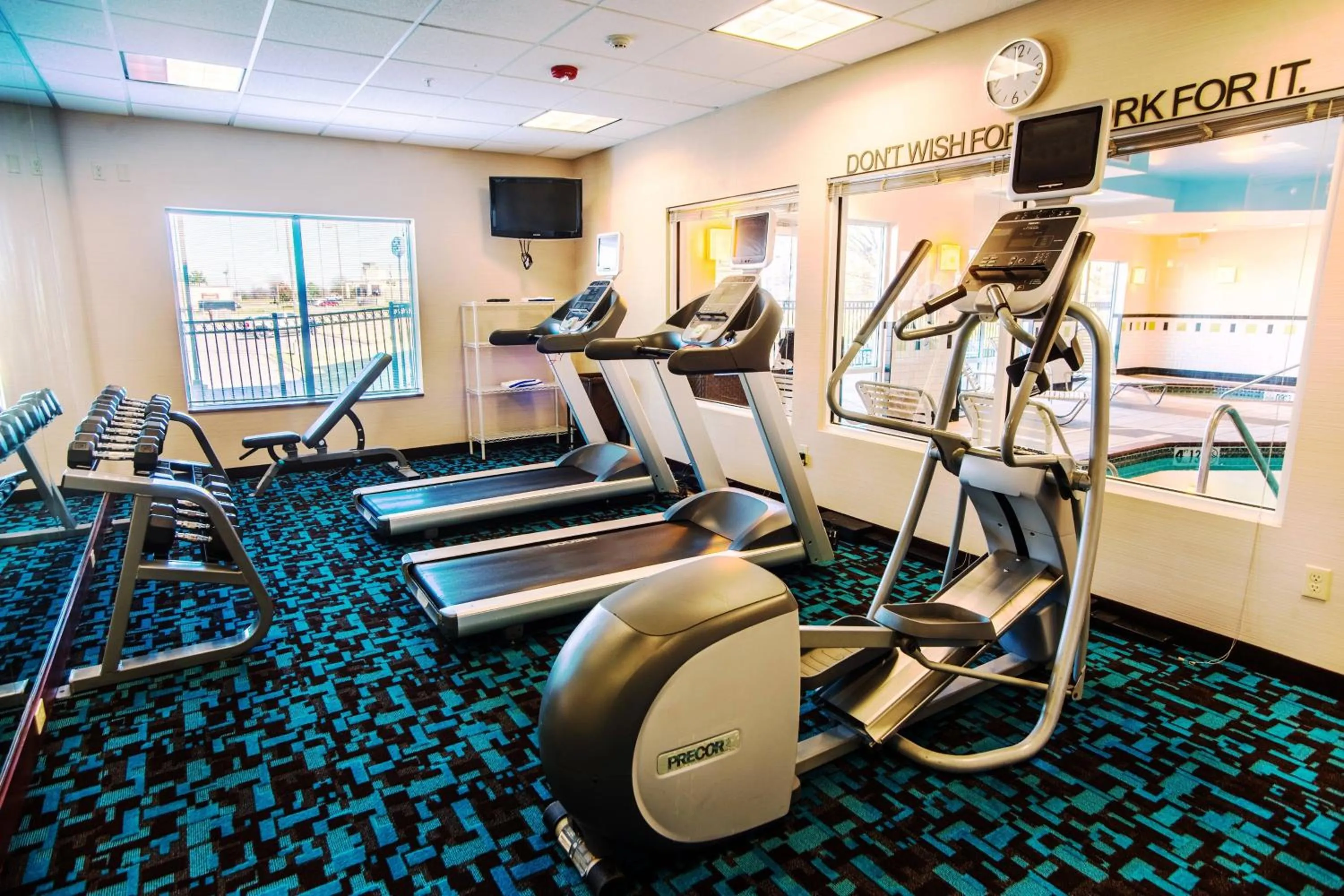 Fitness centre/facilities in Fairfield Inn and Suites by Marriott Muskogee