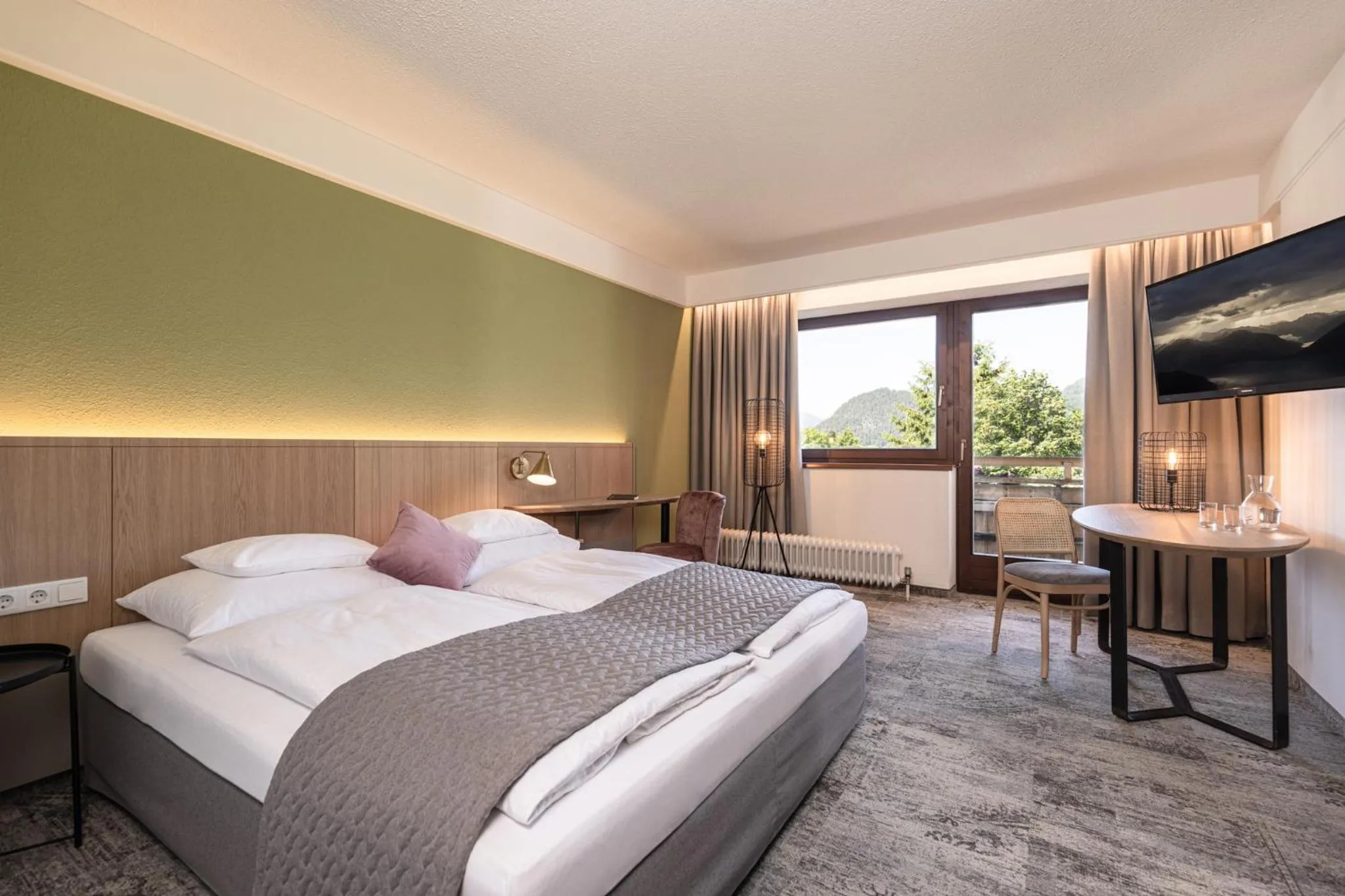 Bed in Hotel Pirchnerhof