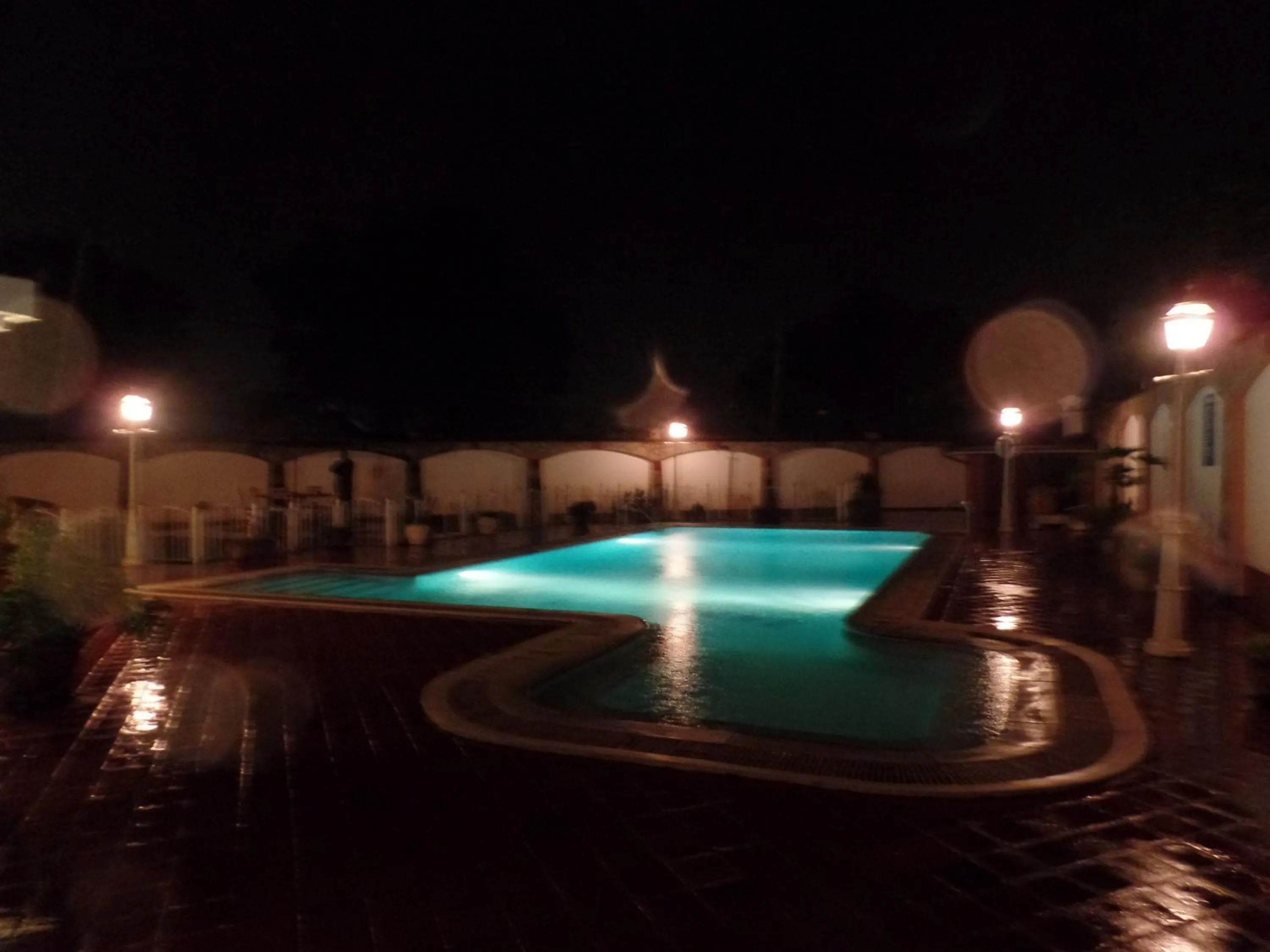 Pool view in Villa Leone Boutique Hotel