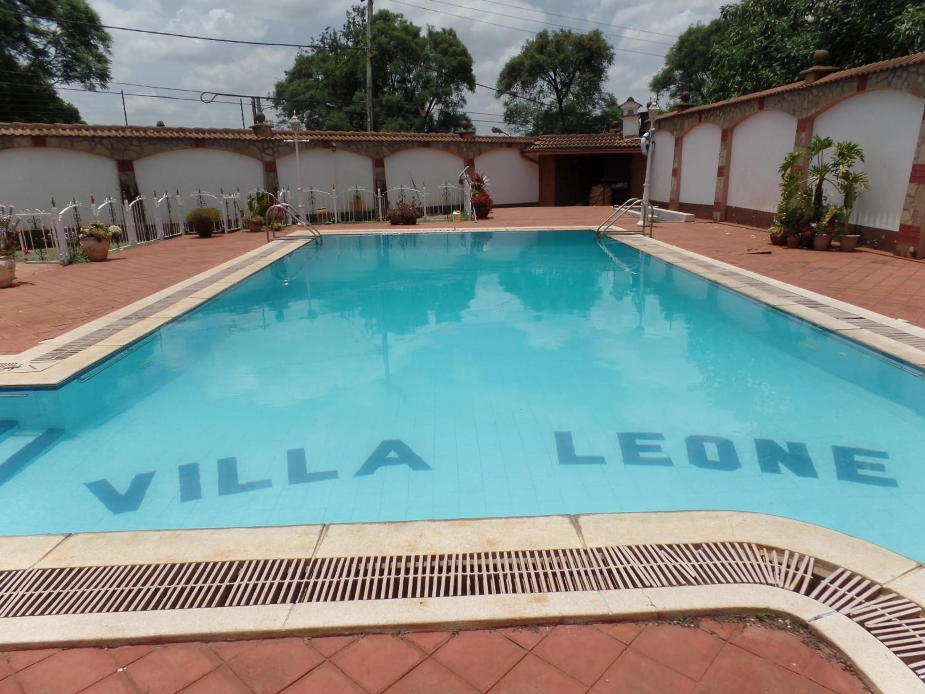 Pool view in Villa Leone Boutique Hotel