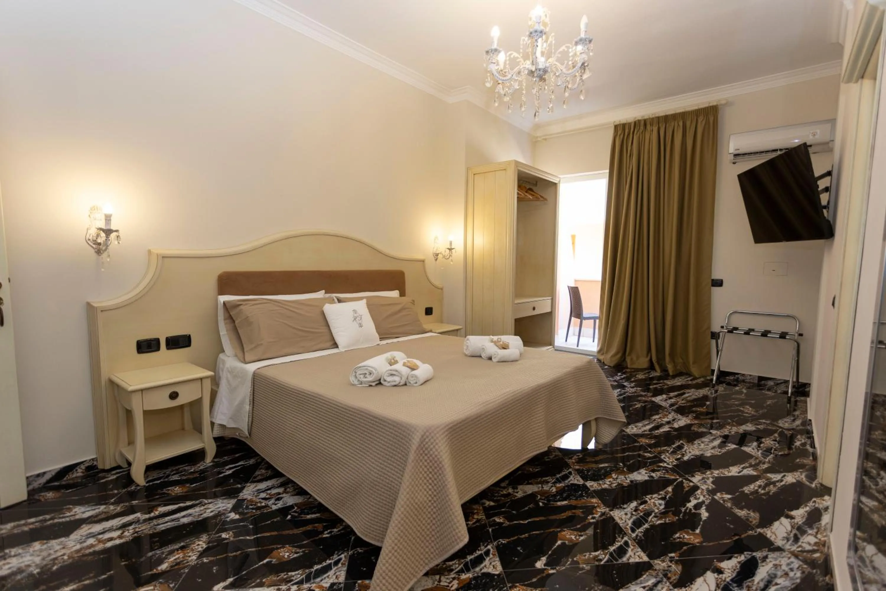 Bedroom, Bed in Hotel Terrazzo Sul Mare