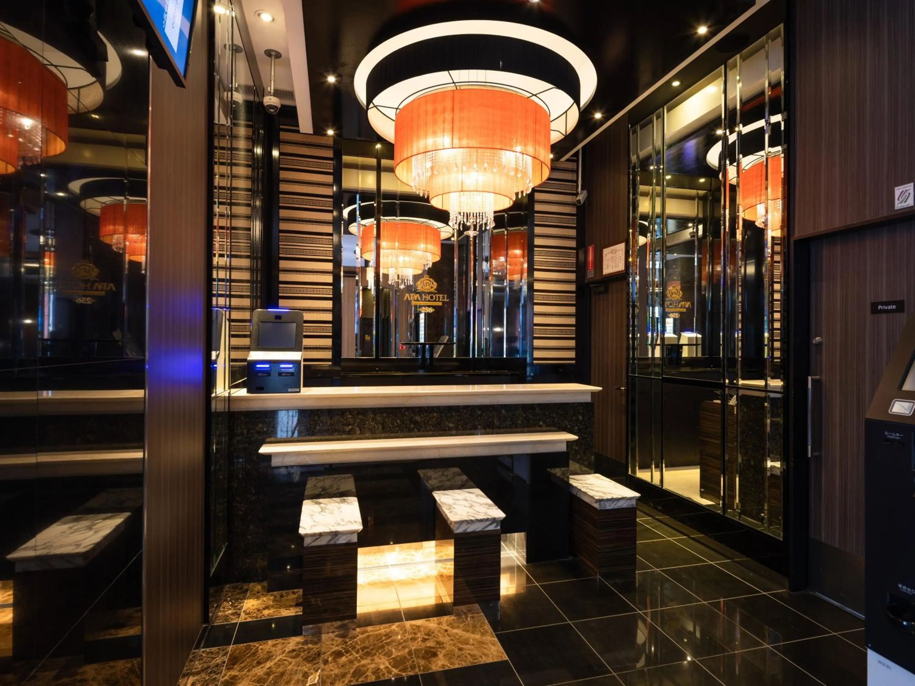 Lobby or reception in APA Hotel Ginza Shintomicho Ekimae Kita