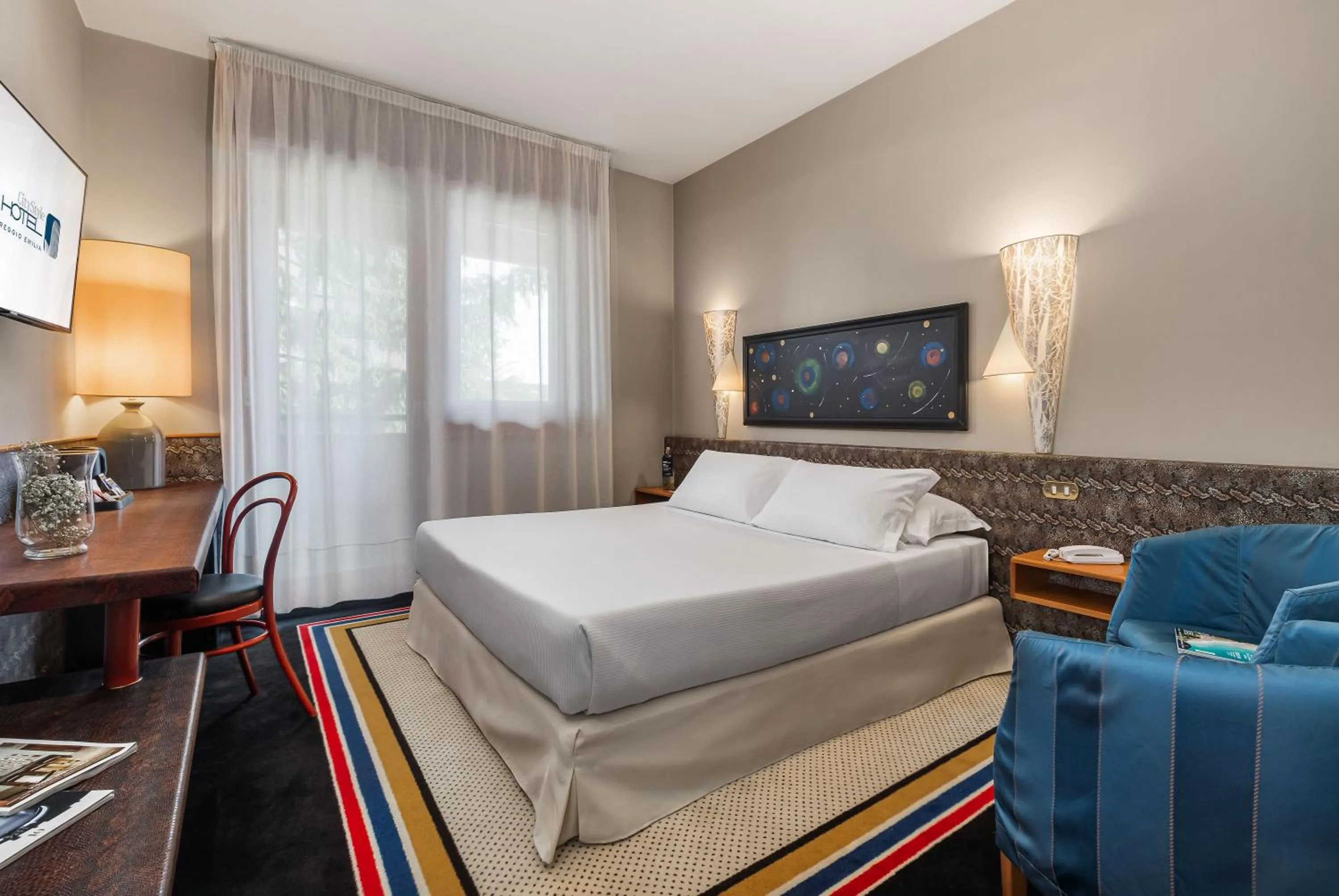 Bed in City Style Hotel Reggio Emilia