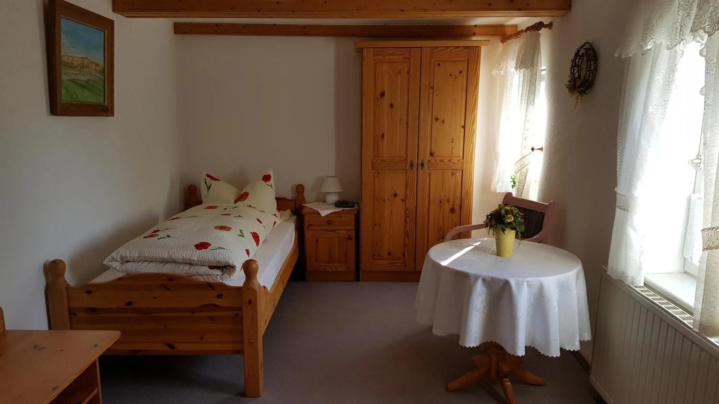 Decorative detail, Bed in Jägerheim Löbsal