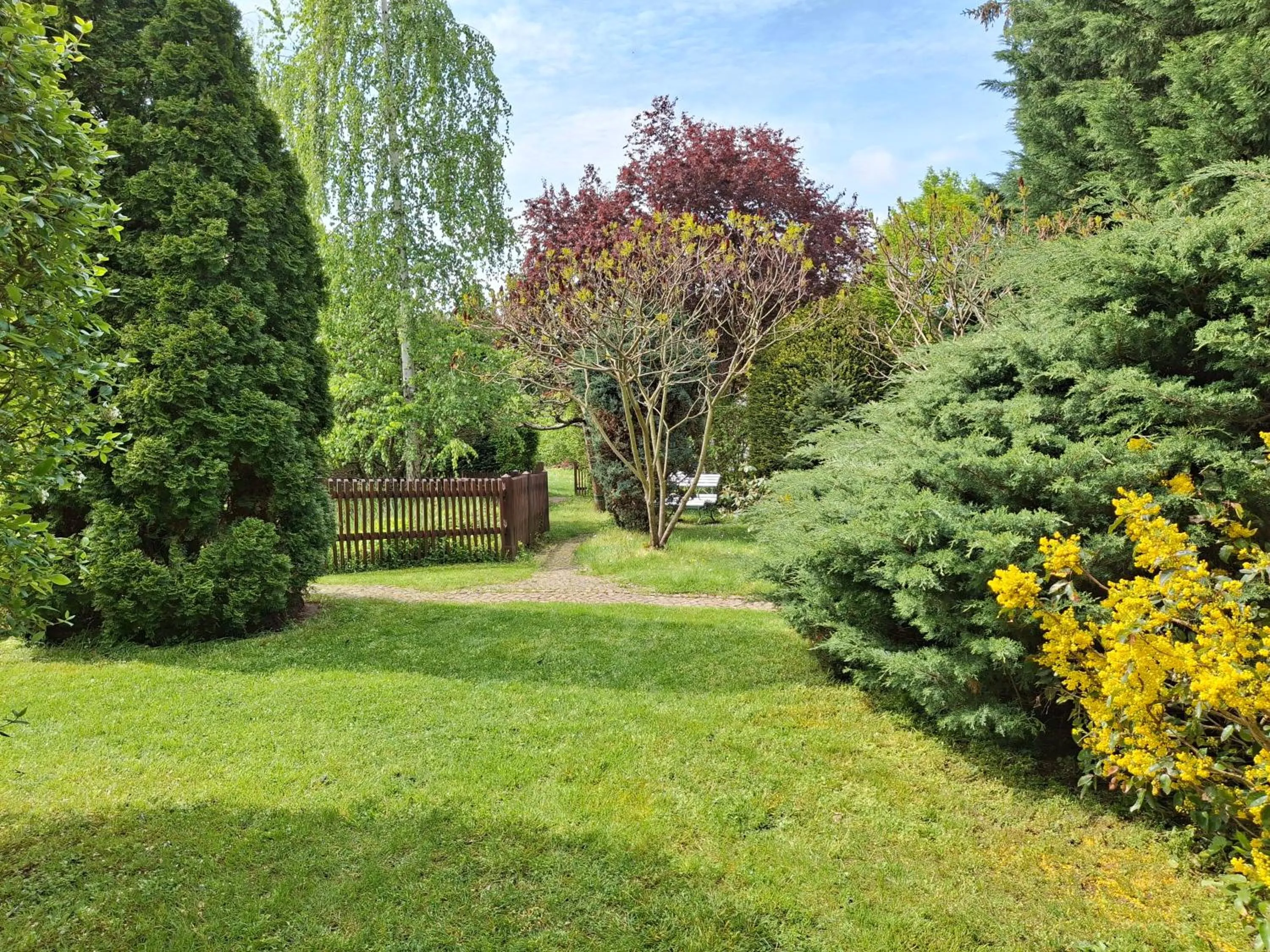 Garden view in Jägerheim Löbsal