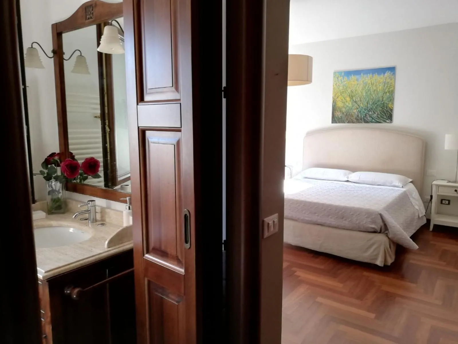 Bed in B & B Villa Flora