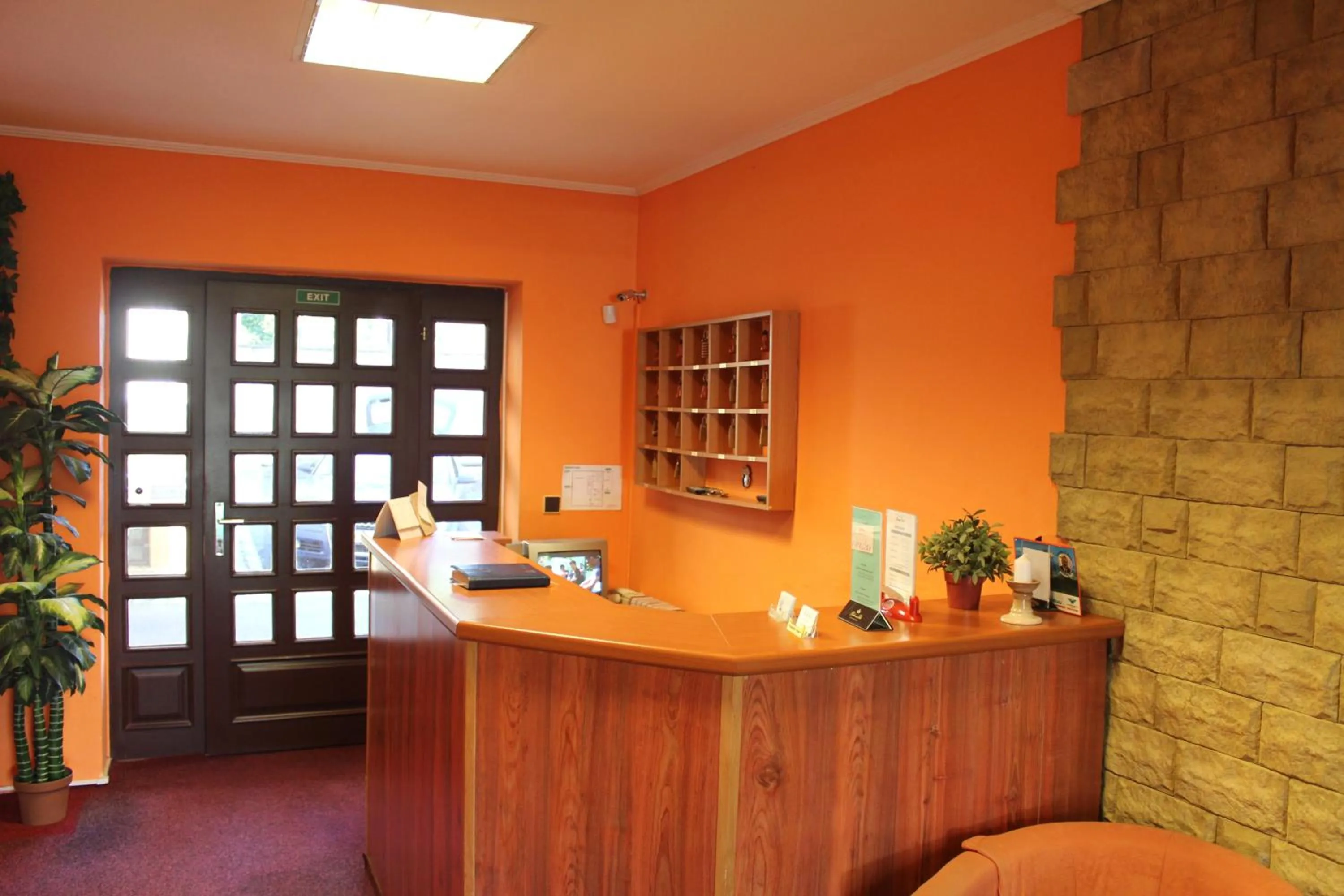 Lobby or reception in Hotel Zlatý Kříž