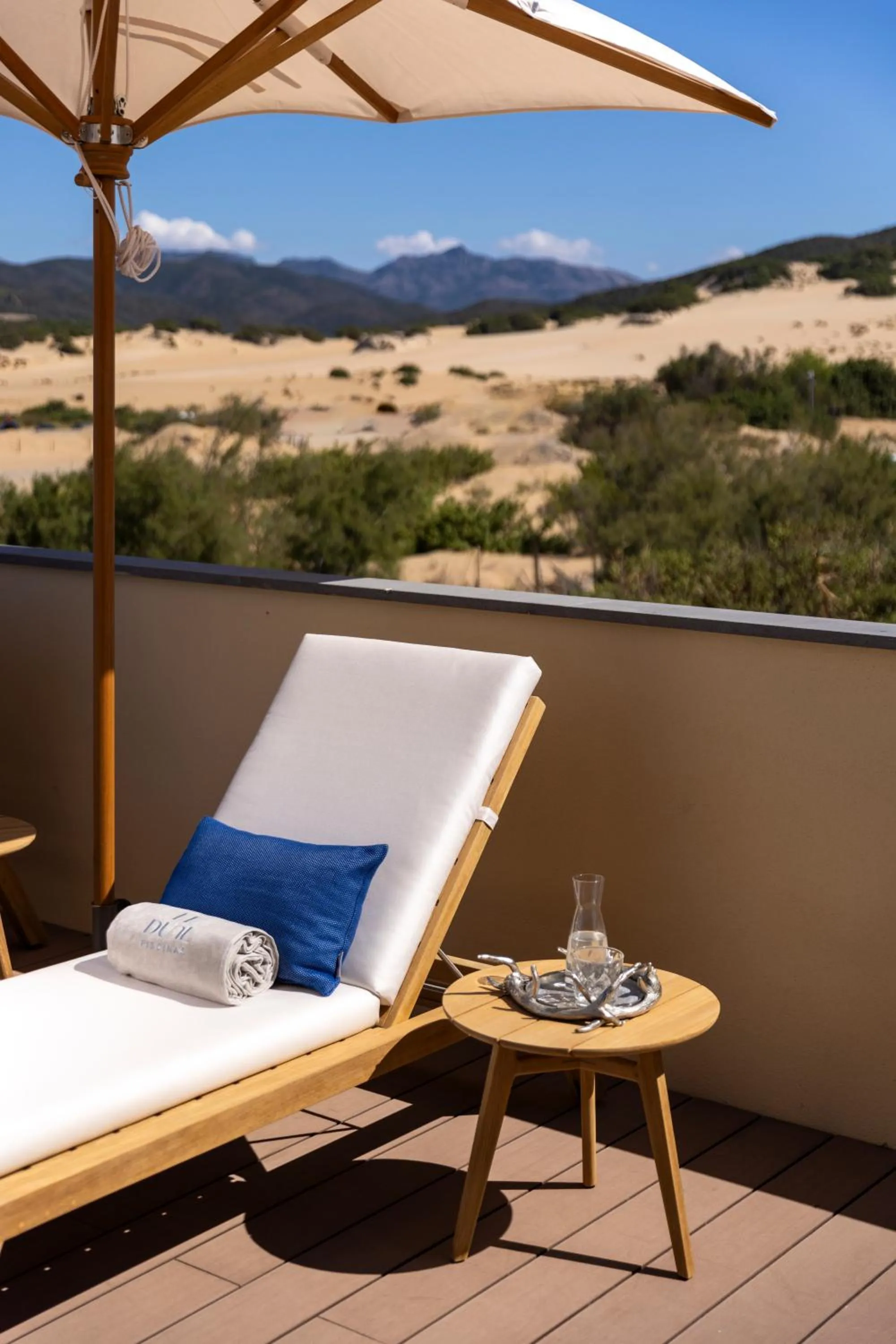 Patio in Hotel Le Dune Piscinas