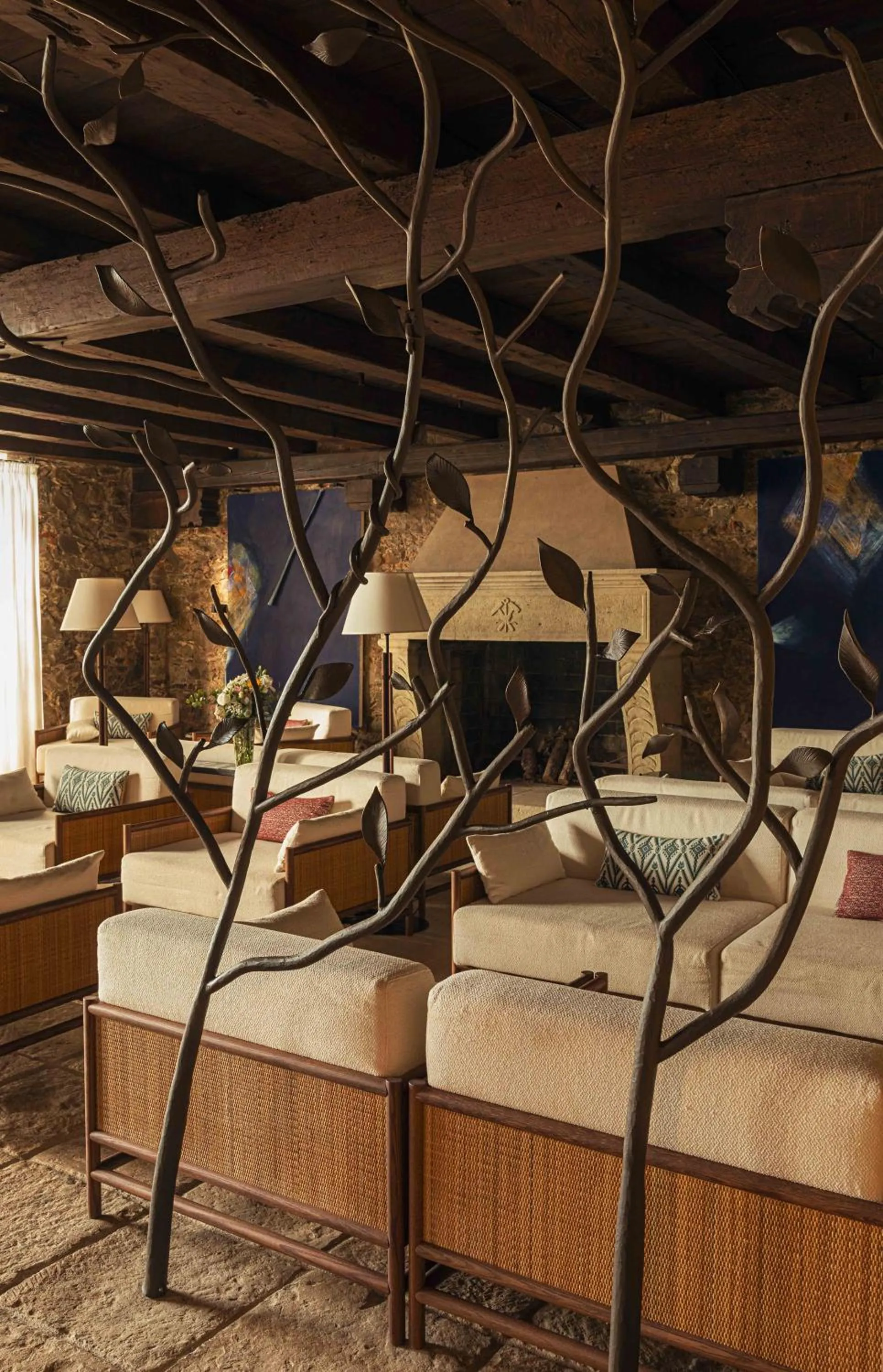 Lounge or bar, Bed in Hotel Le Dune Piscinas