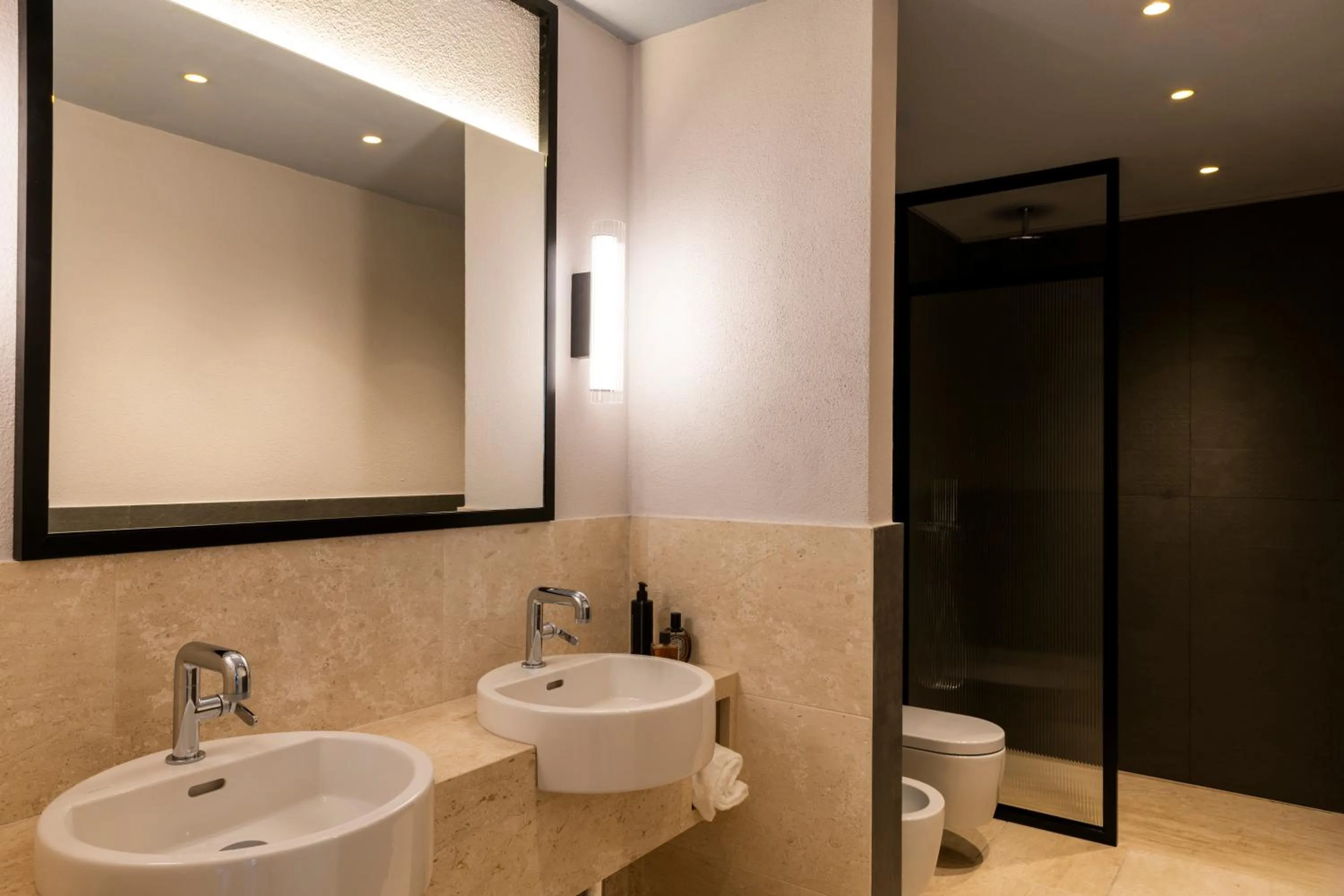 Shower in Hotel Le Dune Piscinas