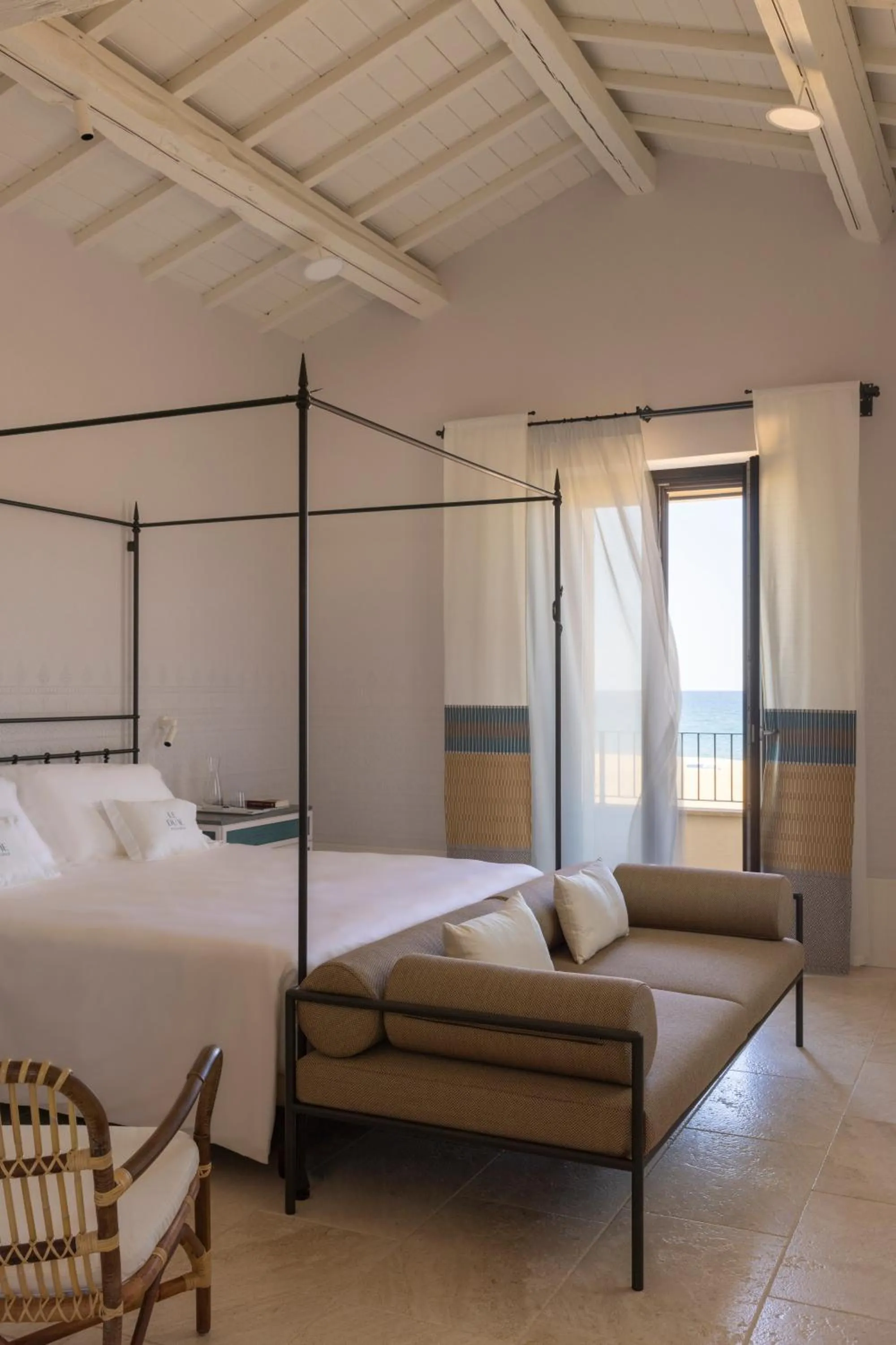 Bed in Hotel Le Dune Piscinas