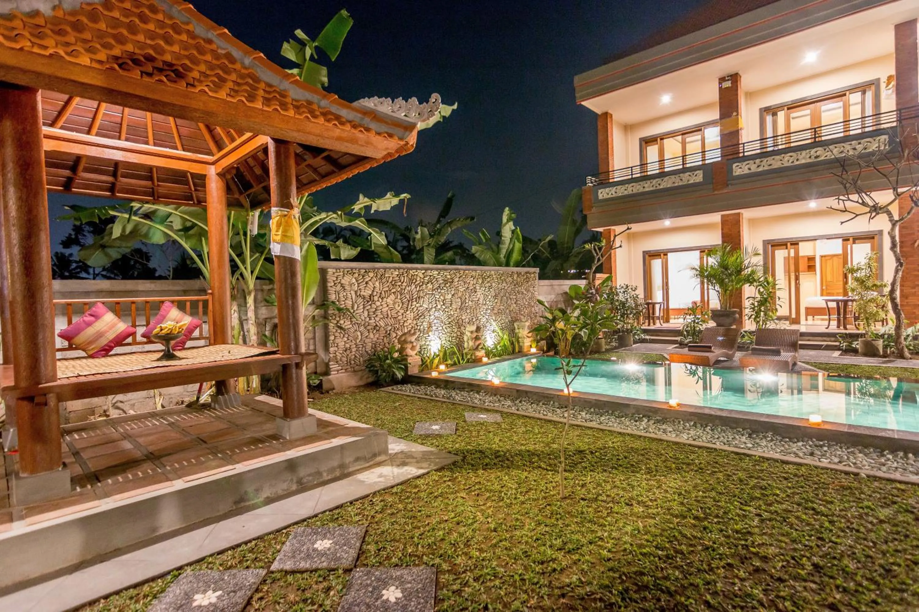 Seating area in Umah Dangin Guest House