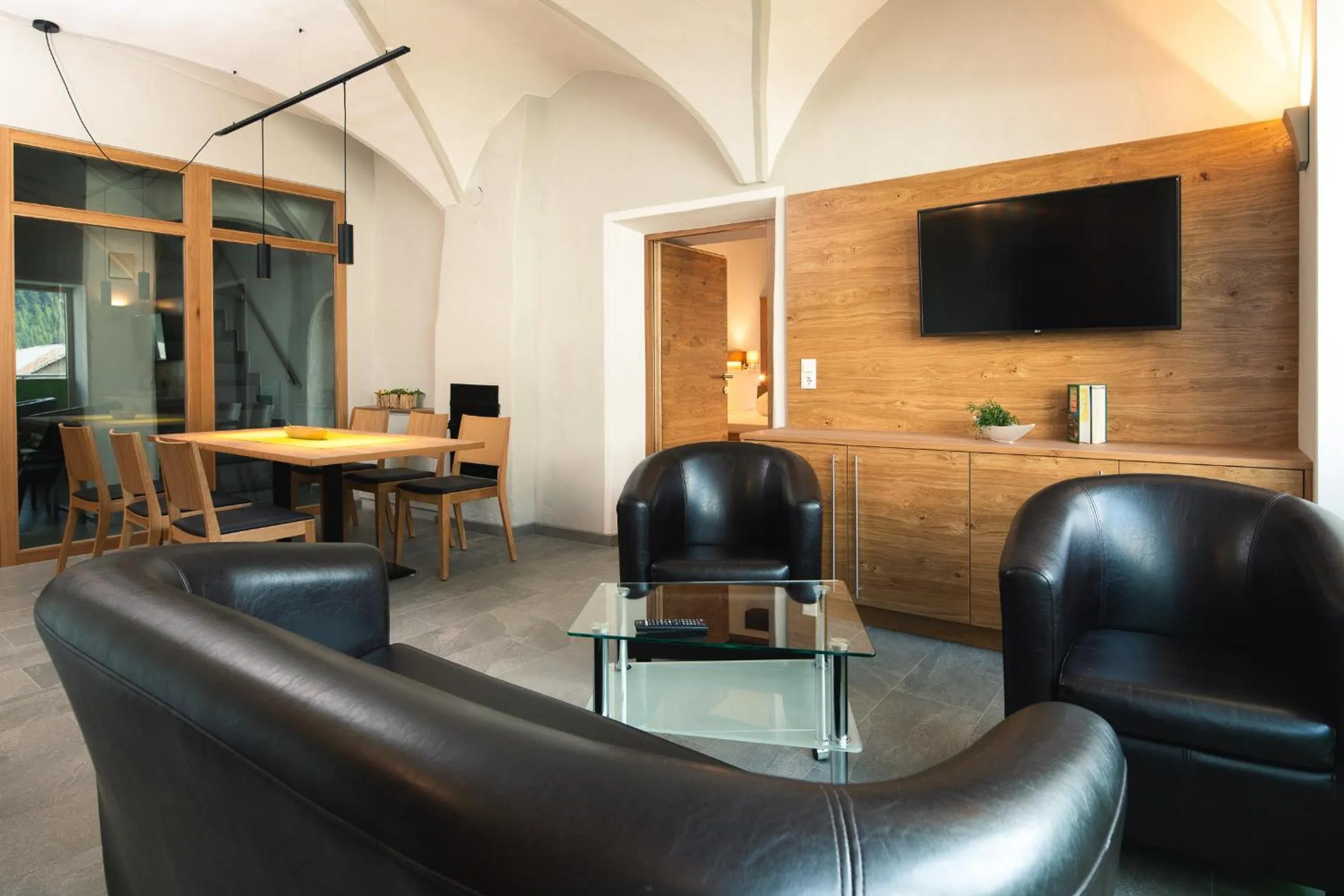 Living room in Nowders Apartments