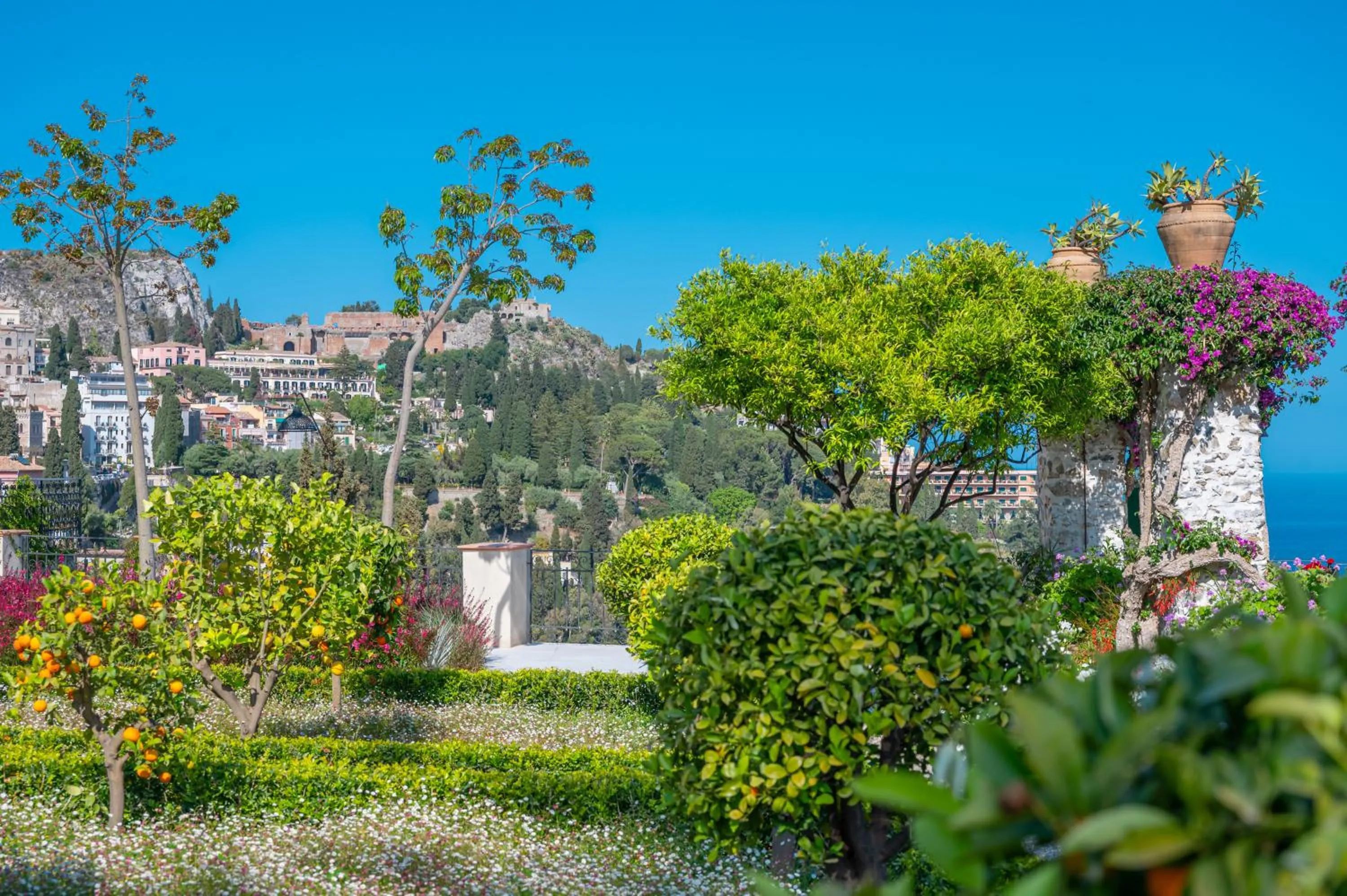 Garden in San Domenico Palace, Taormina, A Four Seasons Hotel