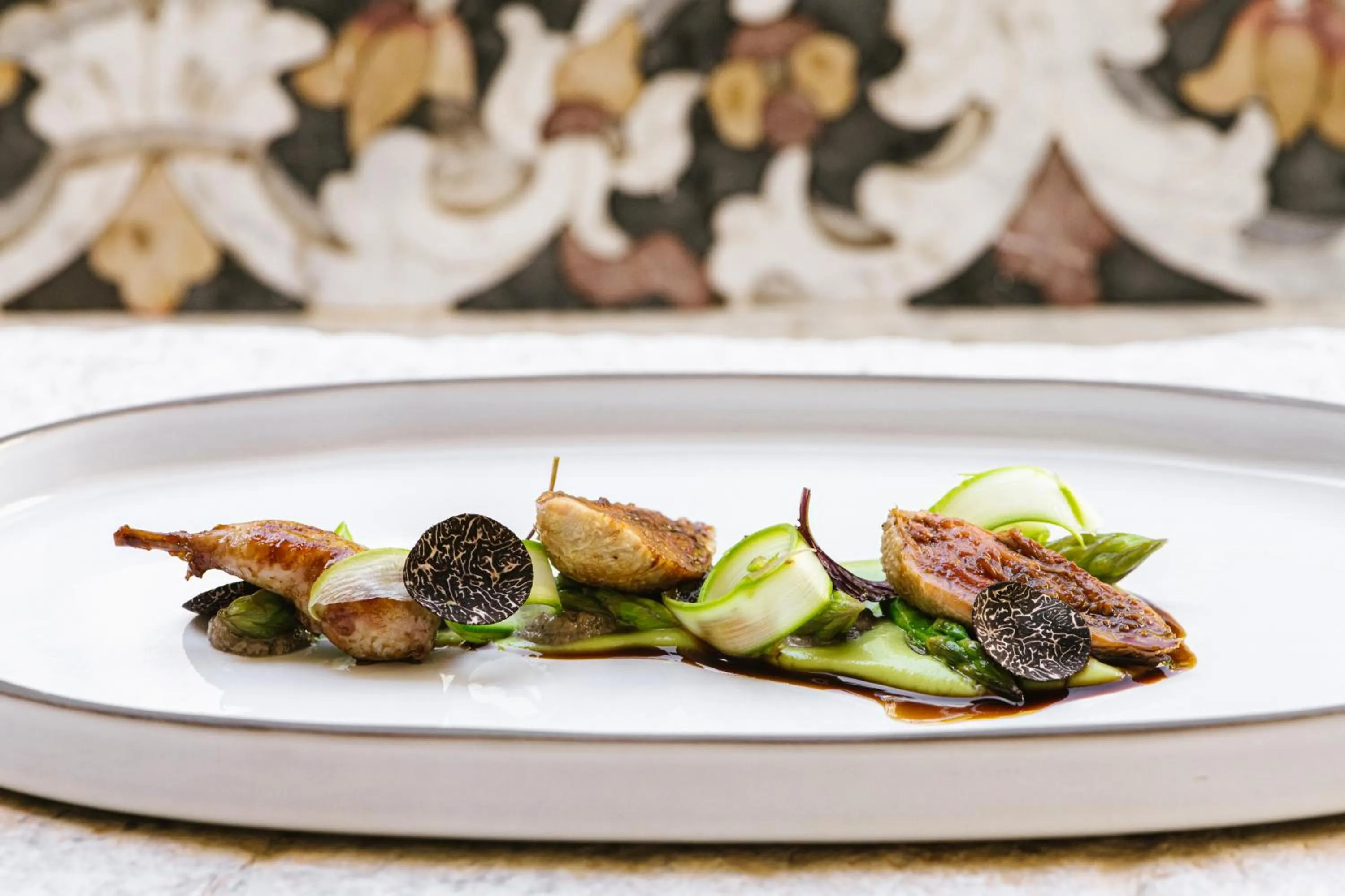 Food close-up in San Domenico Palace, Taormina, A Four Seasons Hotel