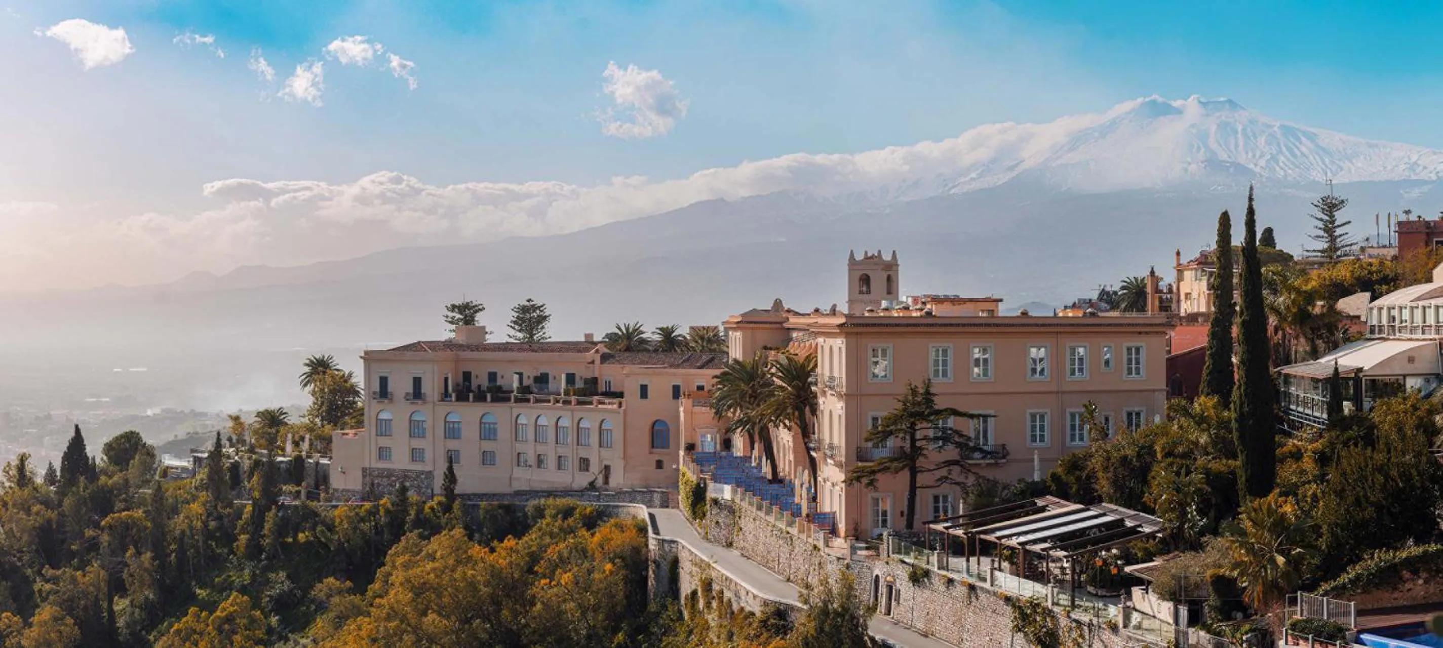 Property building in San Domenico Palace, Taormina, A Four Seasons Hotel