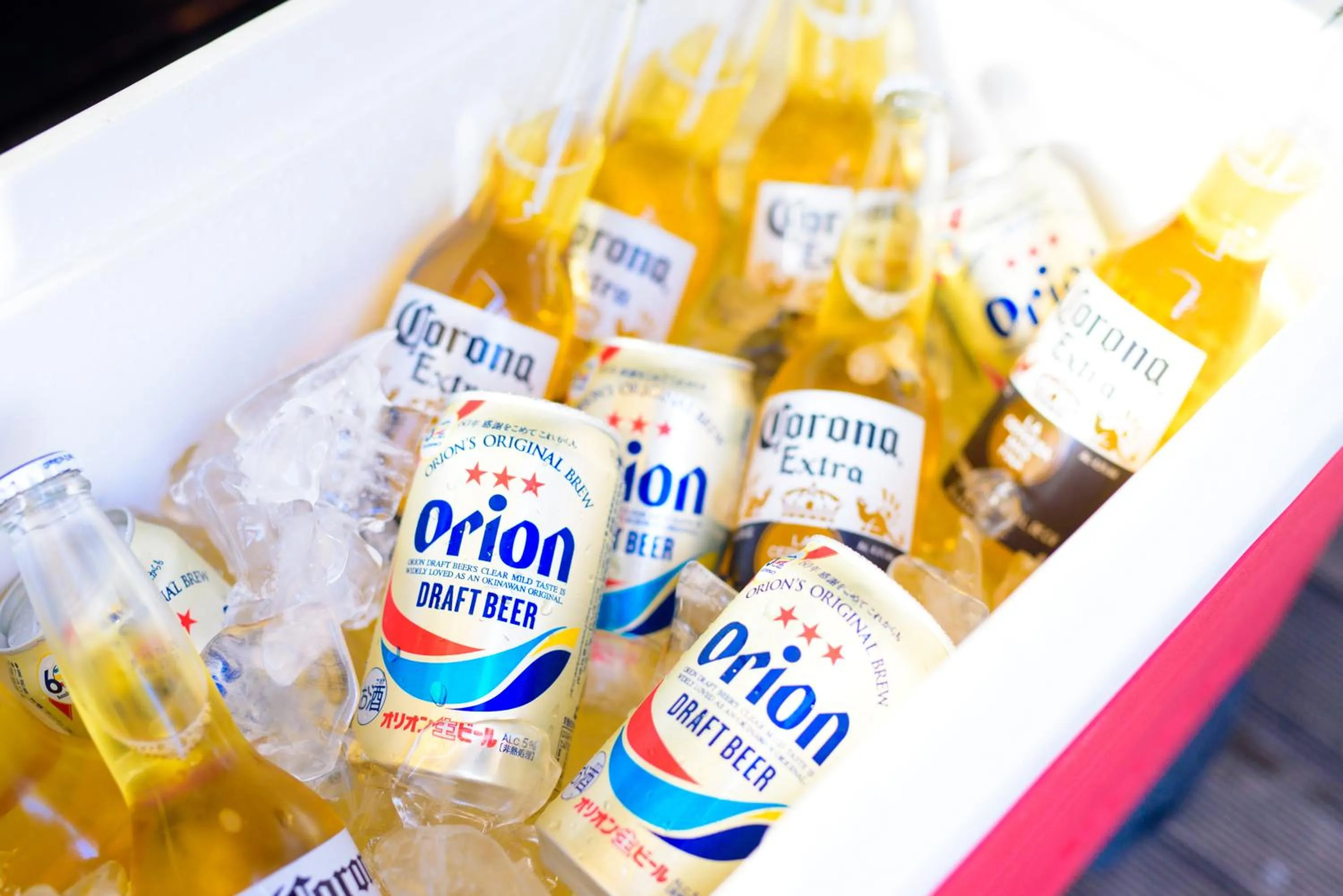 Alcoholic drinks in El Sol Town Okinawa