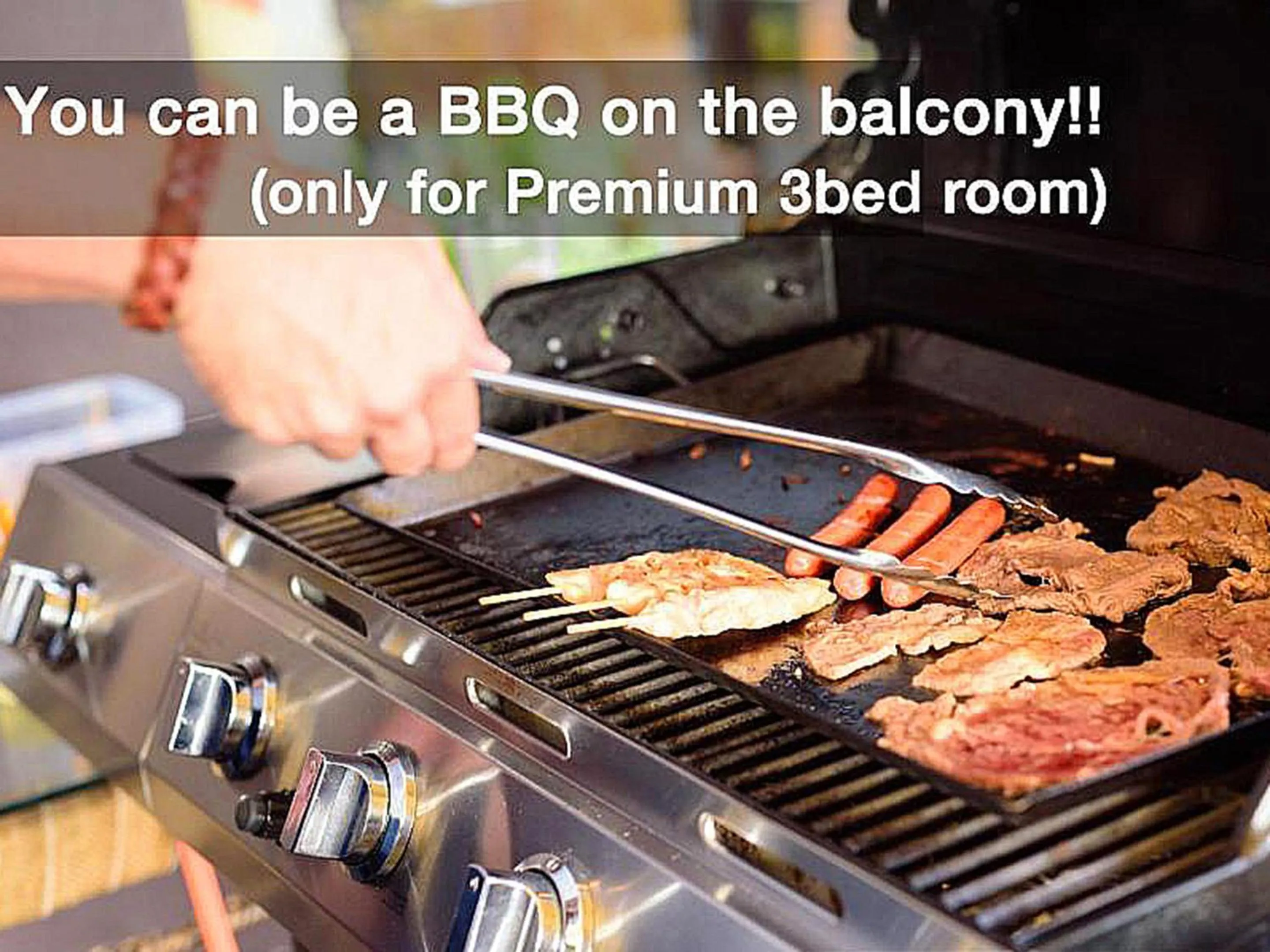 BBQ facilities in El Sol Town Okinawa