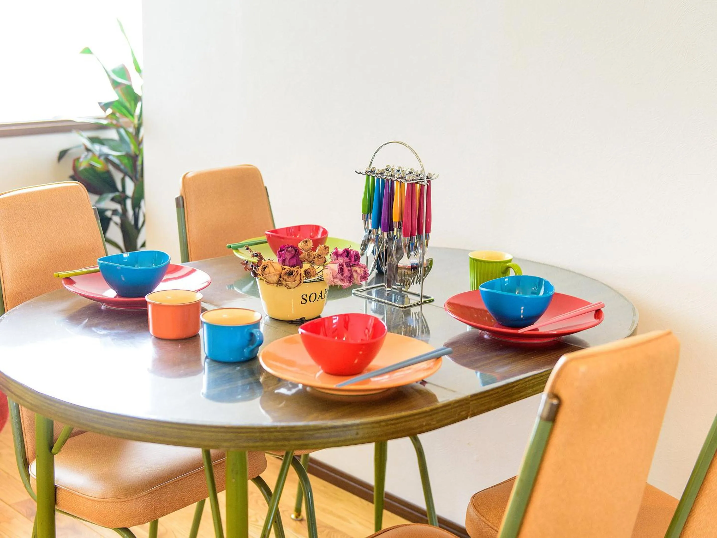 Dining area in El Sol Town Okinawa