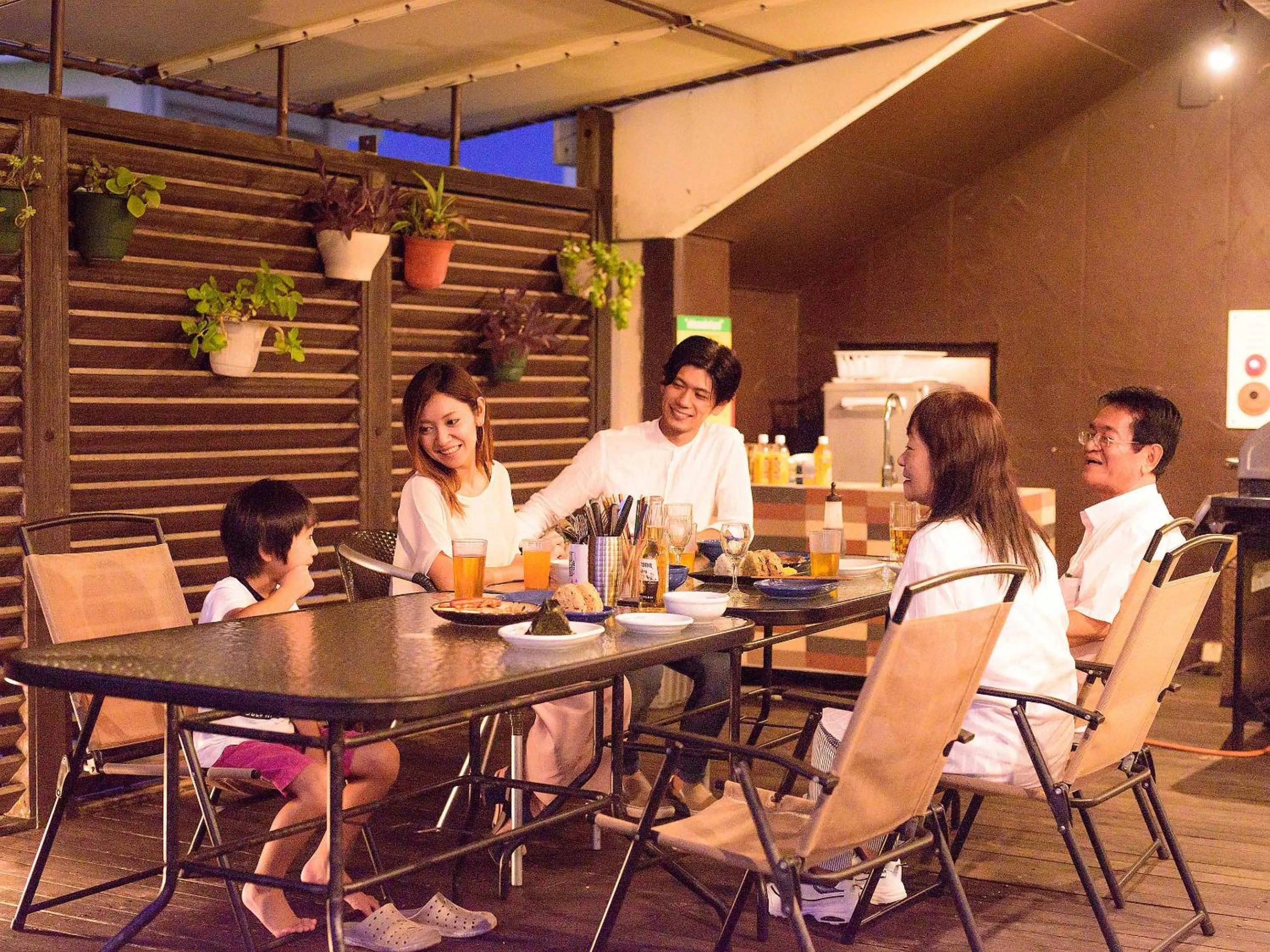BBQ facilities in El Sol Town Okinawa