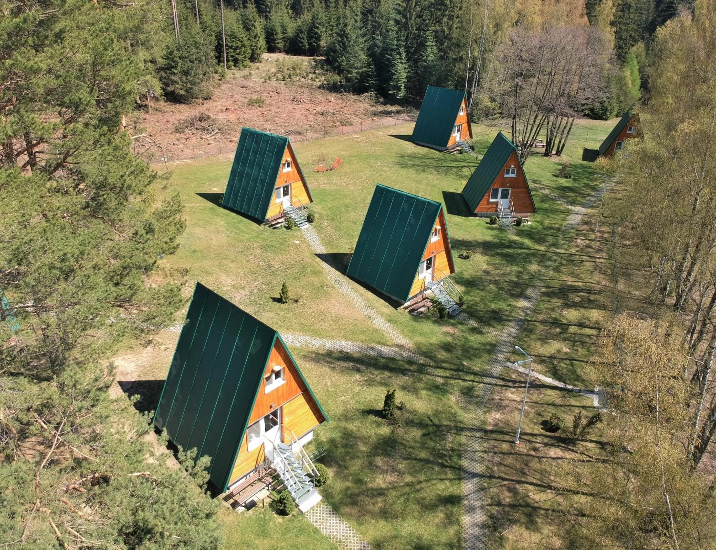 Bird's eye view in Chatky Sázava