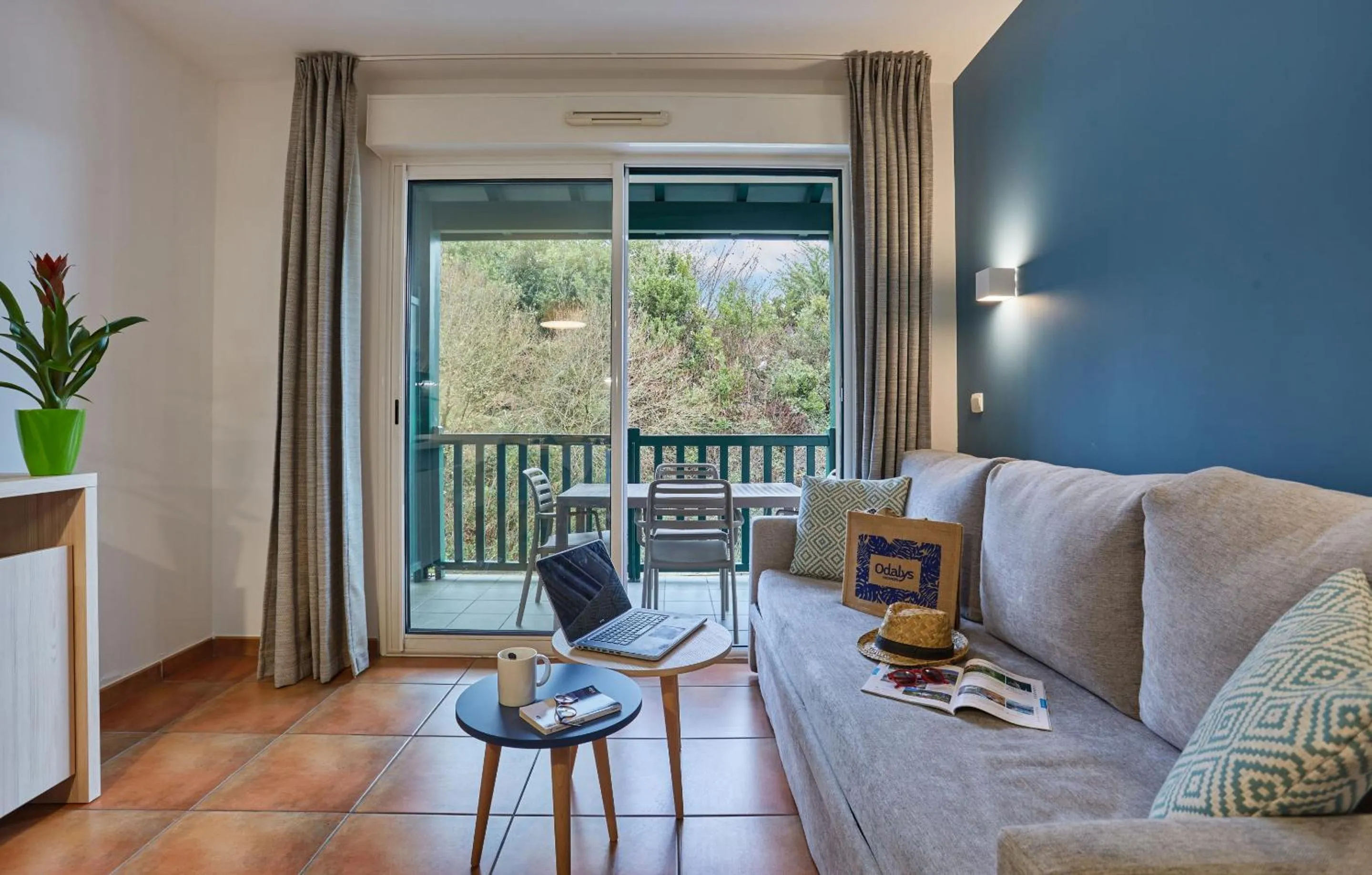 Seating area in Résidence Odalys Domaine Iratzia