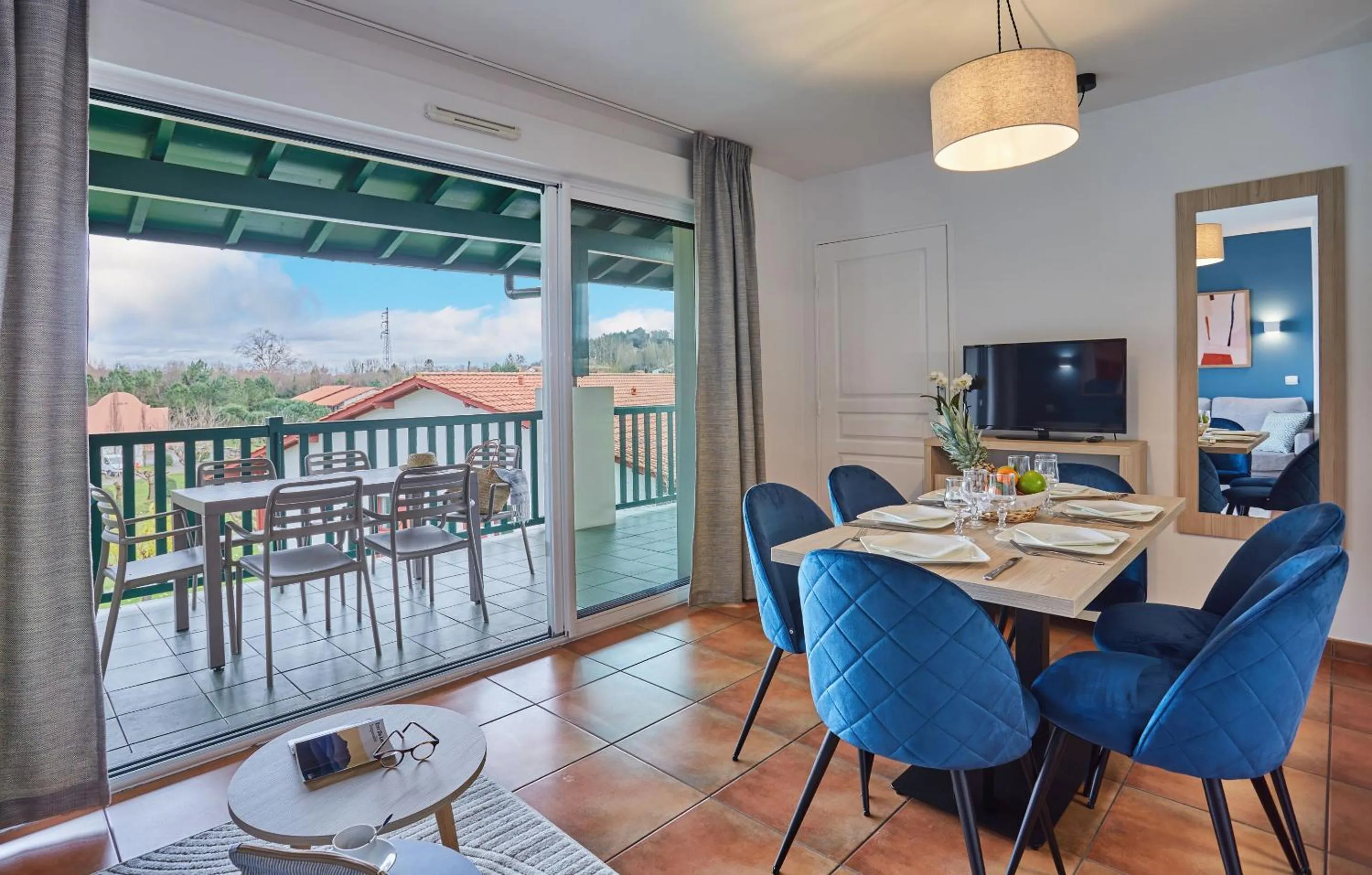 Balcony/Terrace in Résidence Odalys Domaine Iratzia