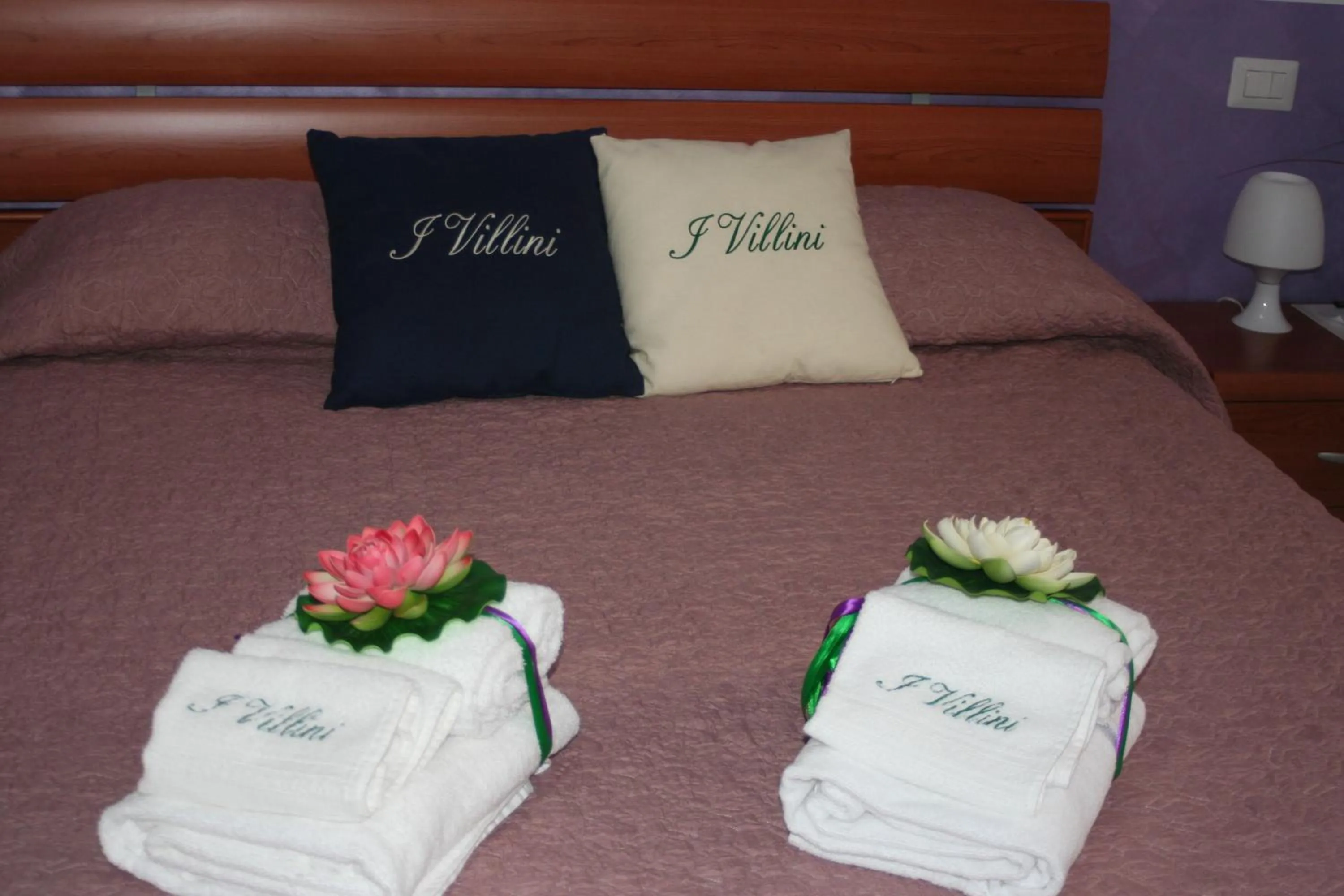 Bed in I Villini B&B