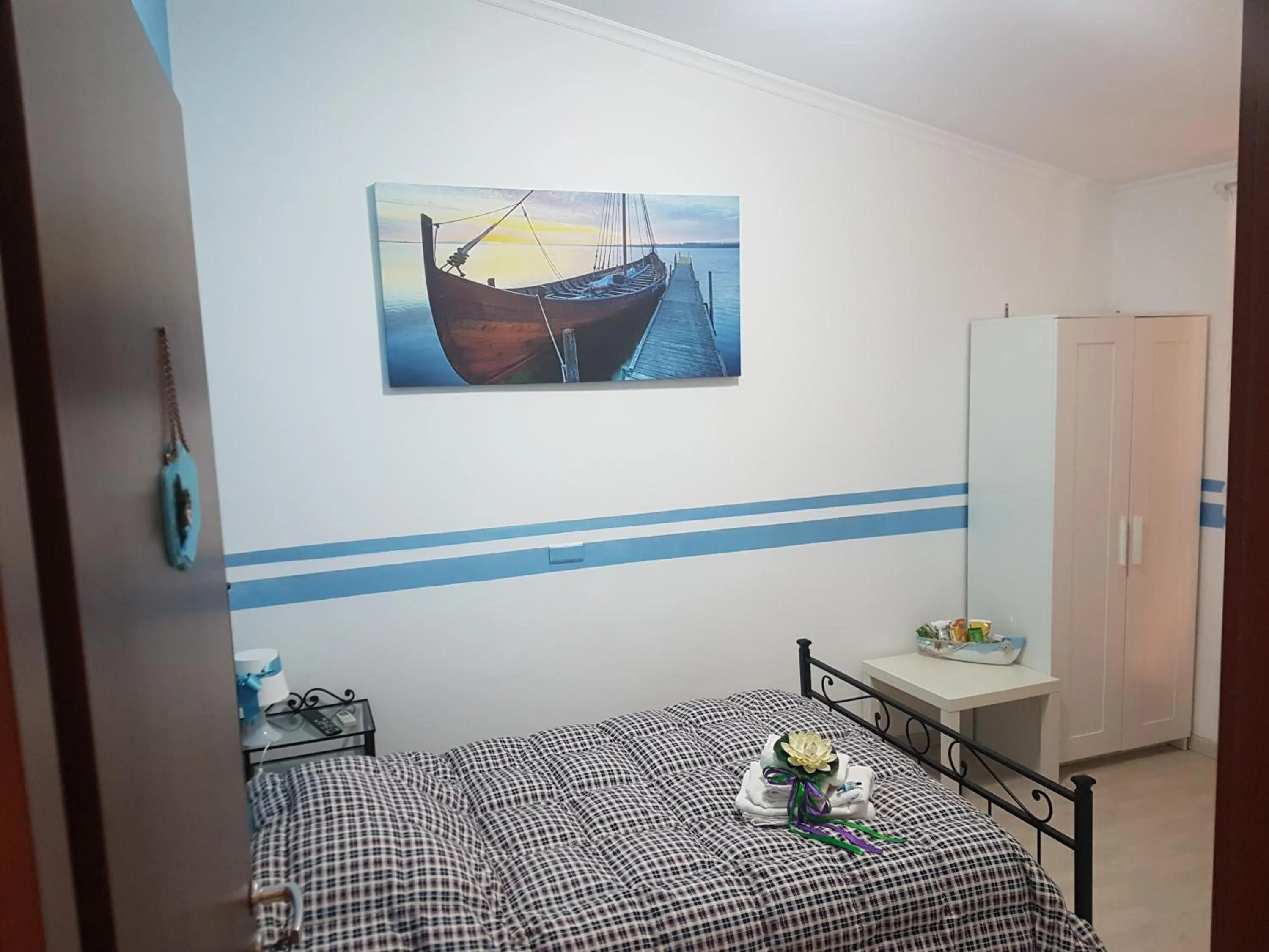 Bed in I Villini B&B