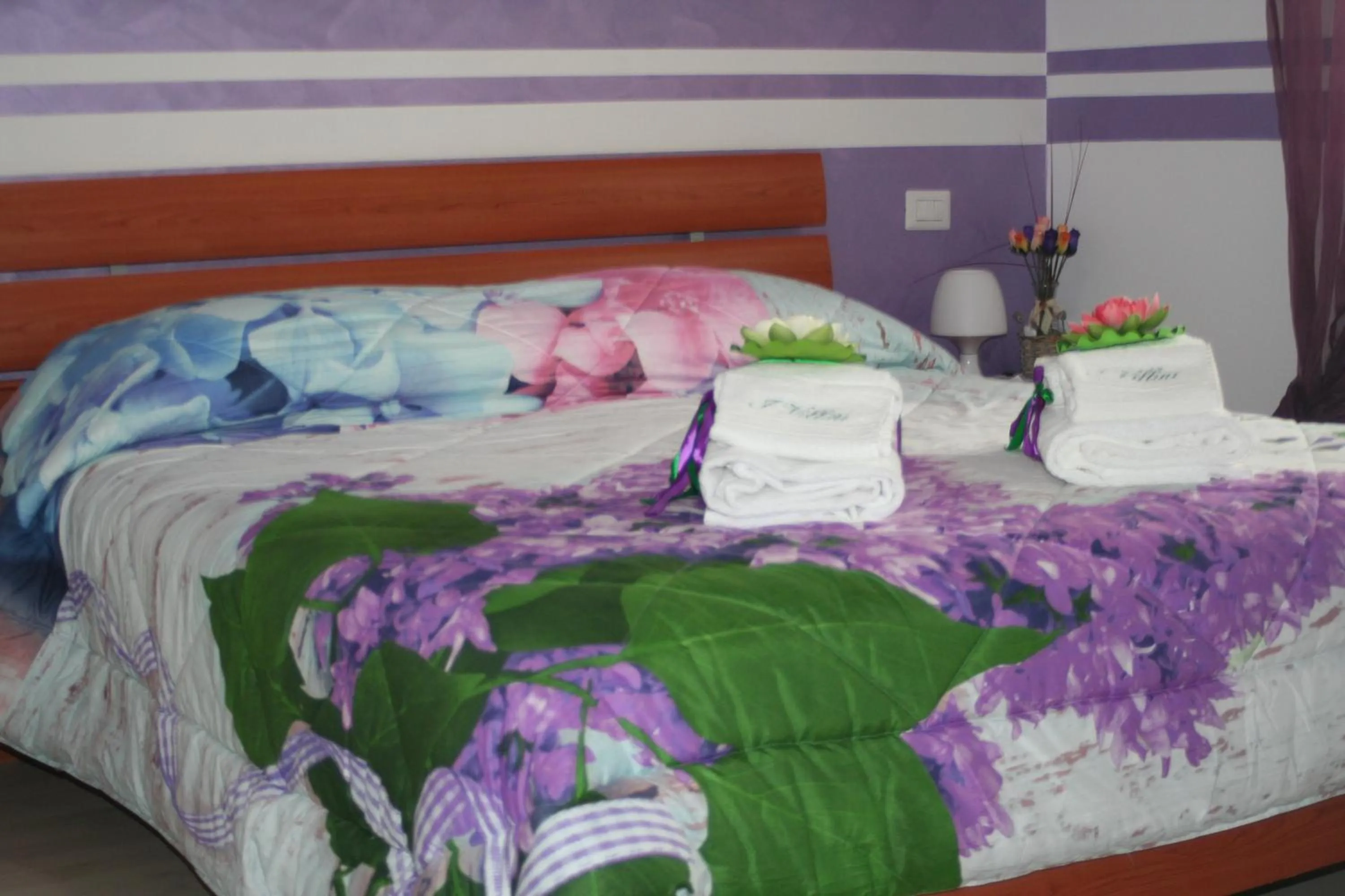 Bed in I Villini B&B