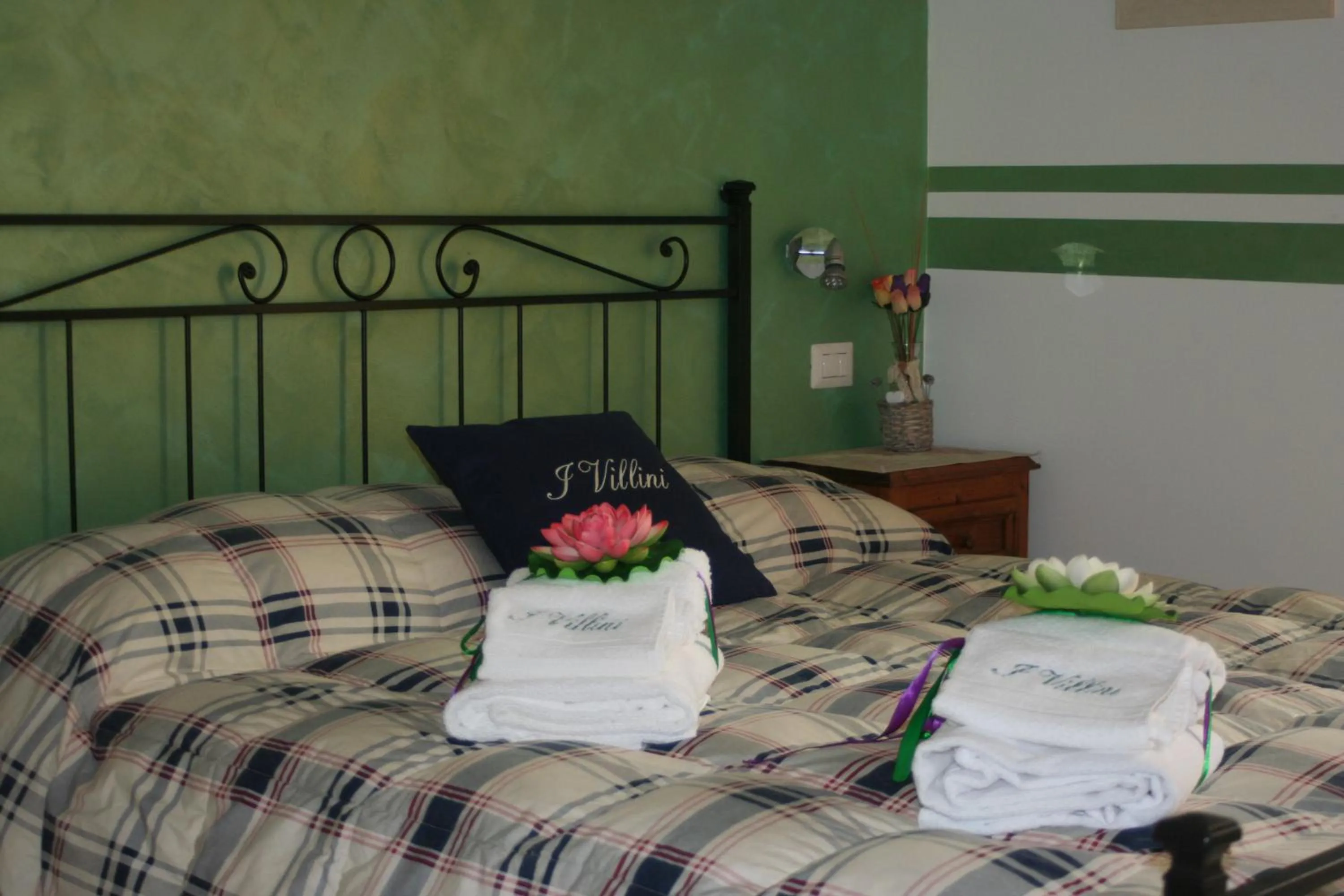 Bed in I Villini B&B