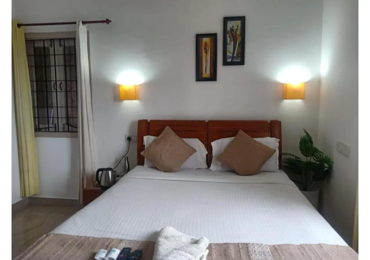 Bed in Syamantac Villa