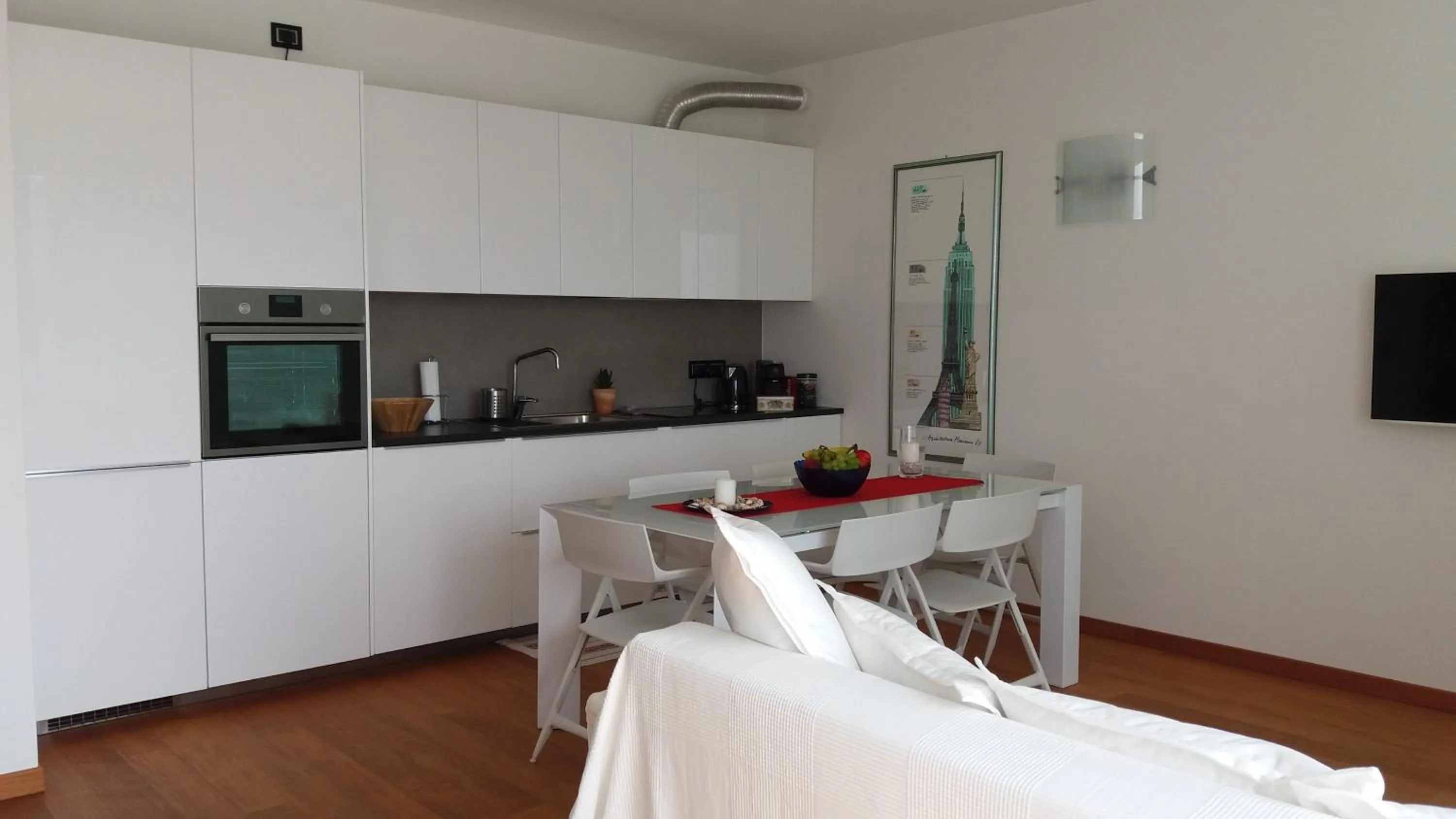 Communal kitchen in Apartment Mare e Laguna