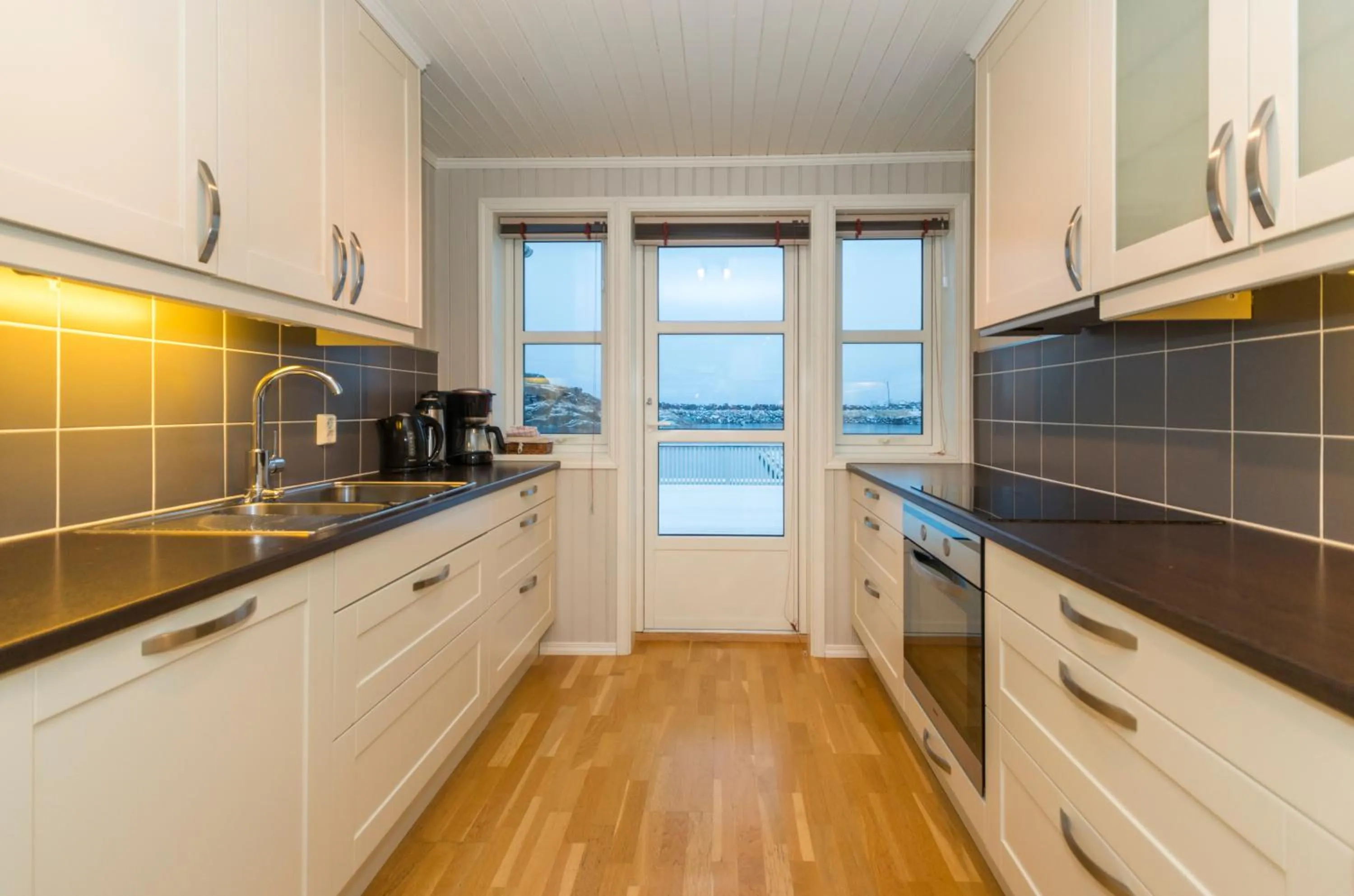 Kitchen or kitchenette in Rorbuene Svolvær Havn