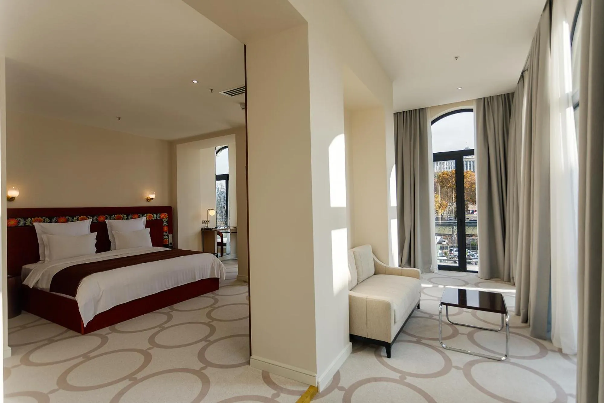 Bed in Ambassadori Tbilisi Hotel