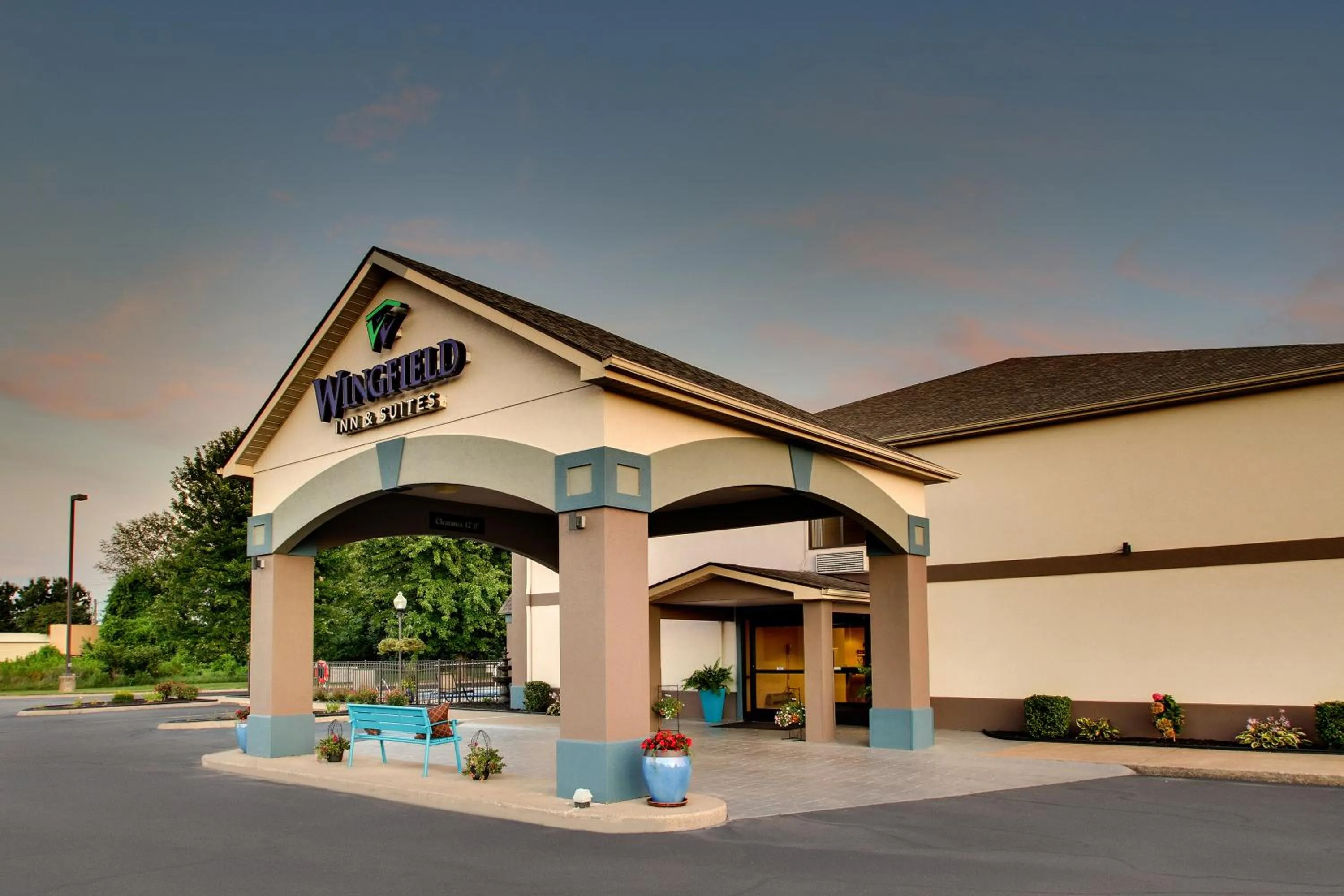 Property building in Greenfield Inn & Suites Owensboro, KY Airport
