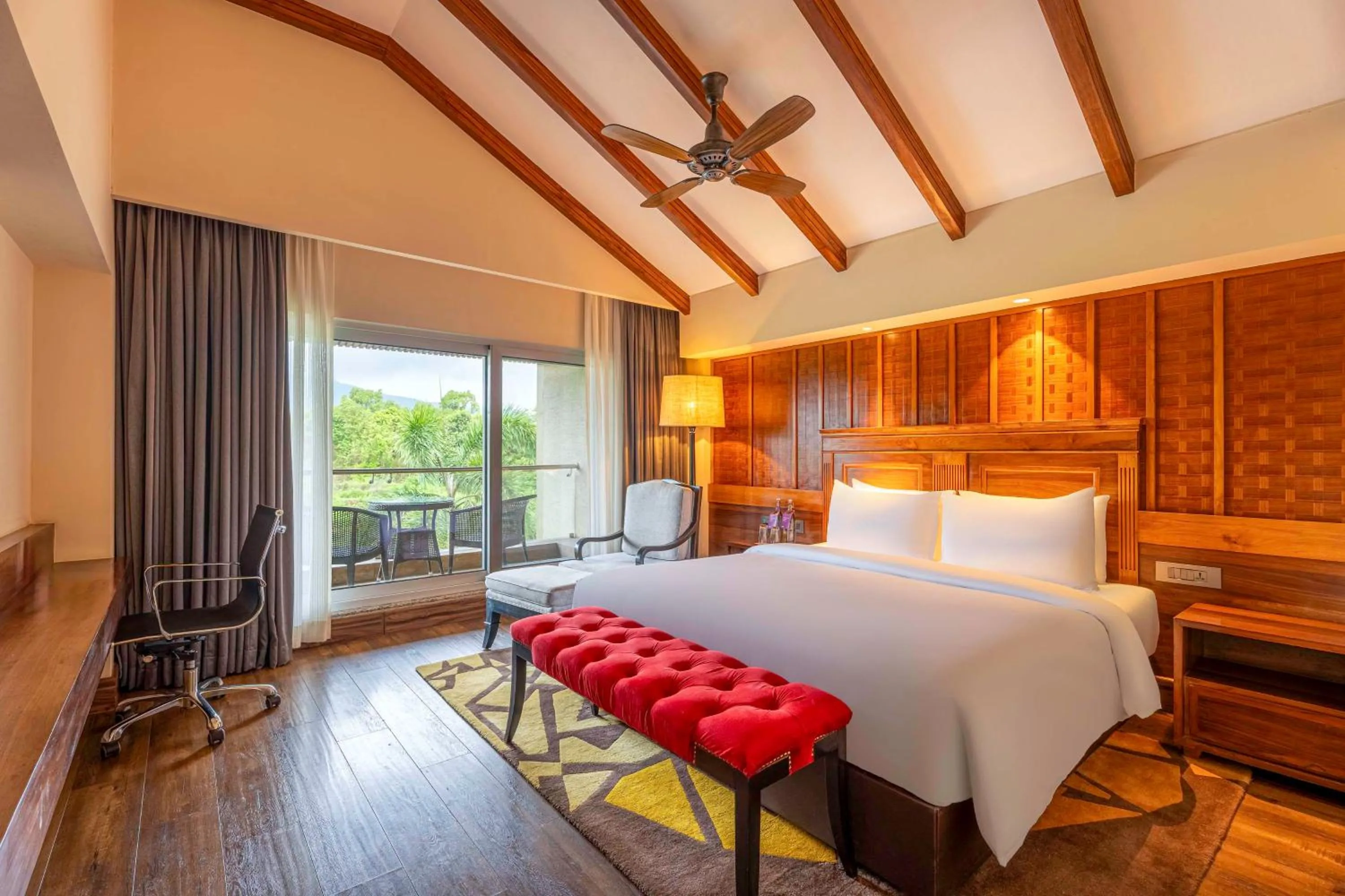 Photo of the whole room, Bed in Radisson Blu Plaza Resort & Convention Centre Karjat