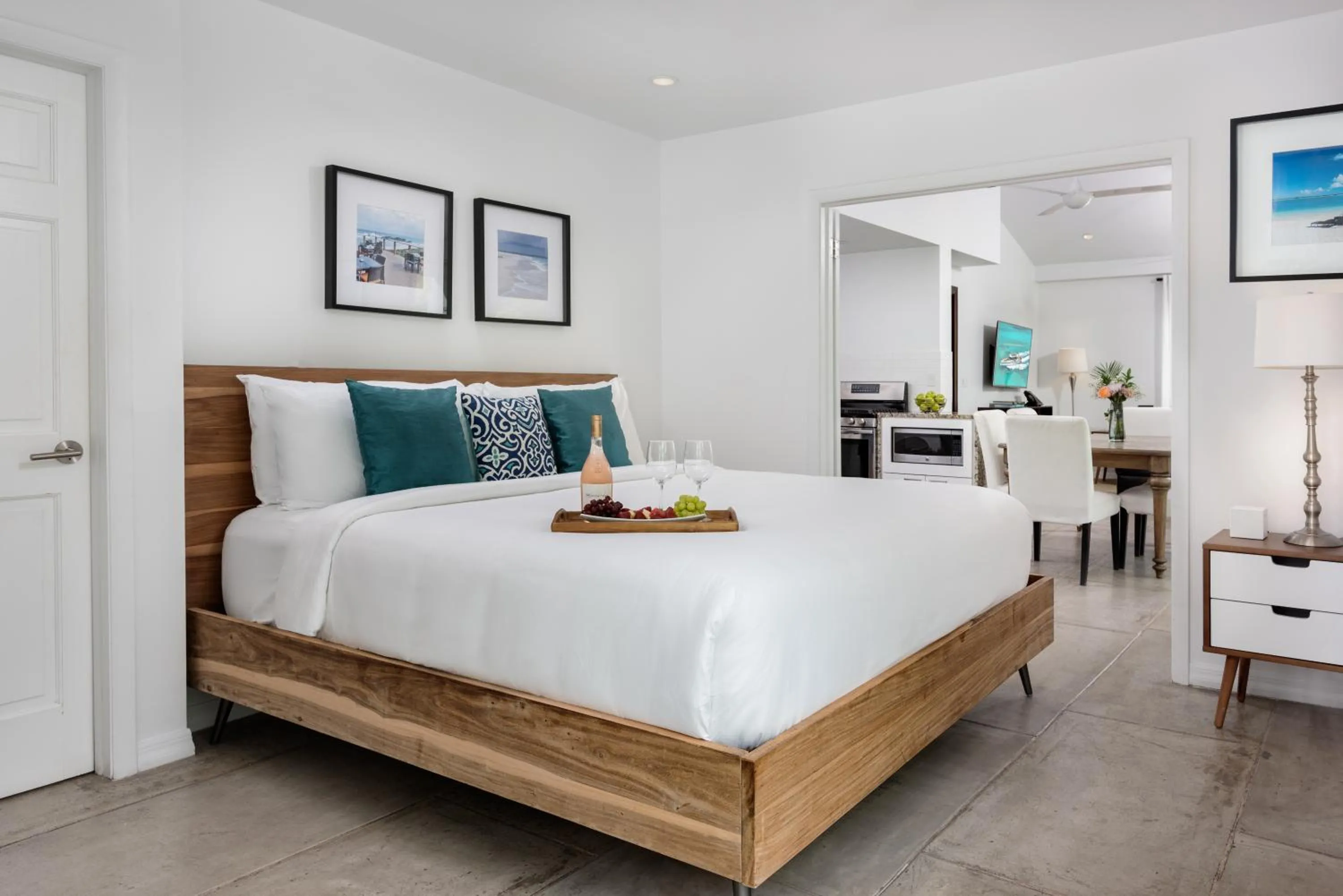 Bed in The Oasis at Grace Bay