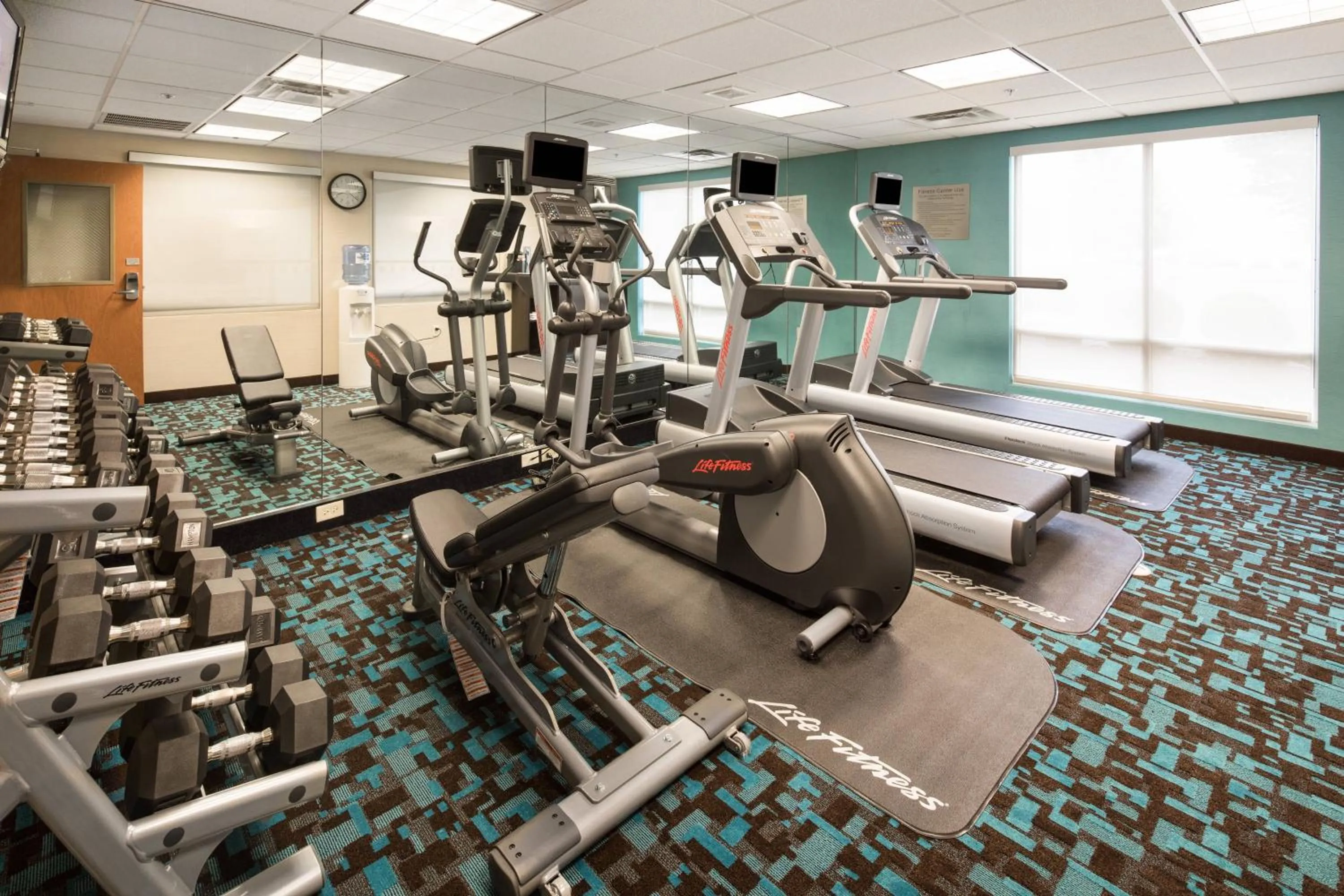 Fitness centre/facilities in Fairfield Inn and Suites by Marriott Conway