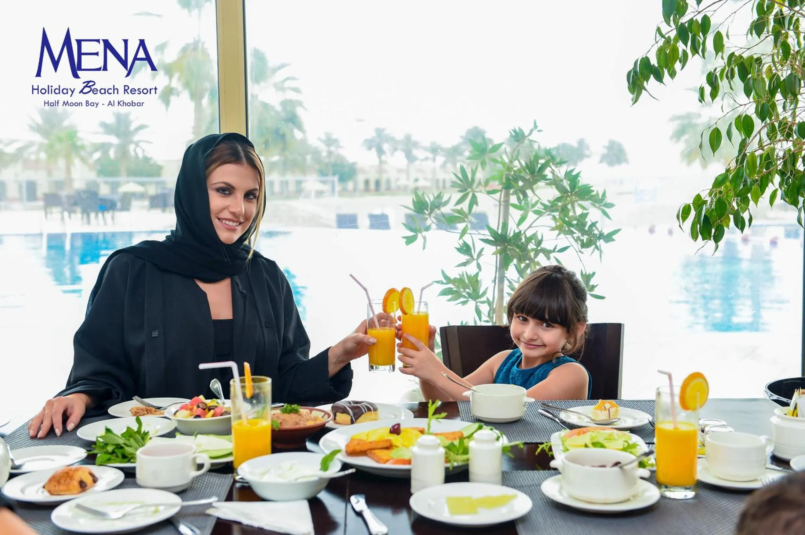 Breakfast in Mena Holiday Beach Resort Half Moon