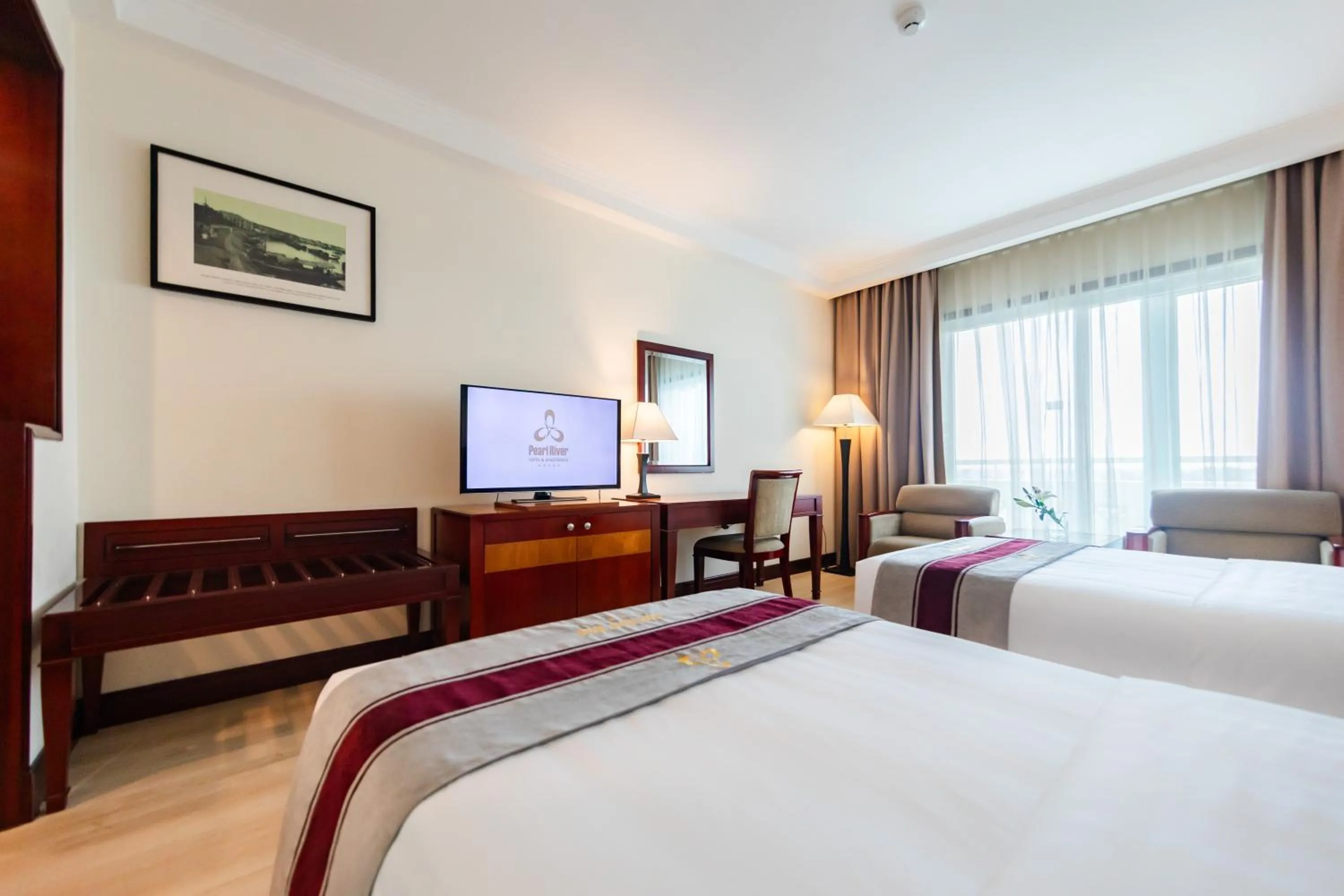 Area and facilities, Bed in Pearl River Hotel