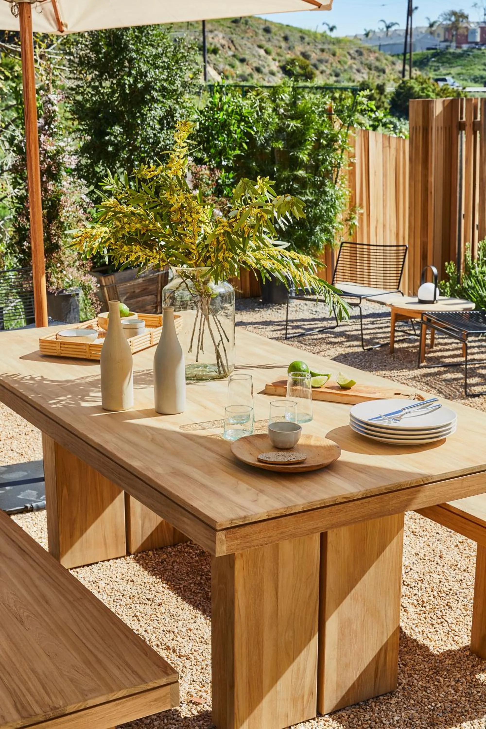 Patio in Hotel June Malibu